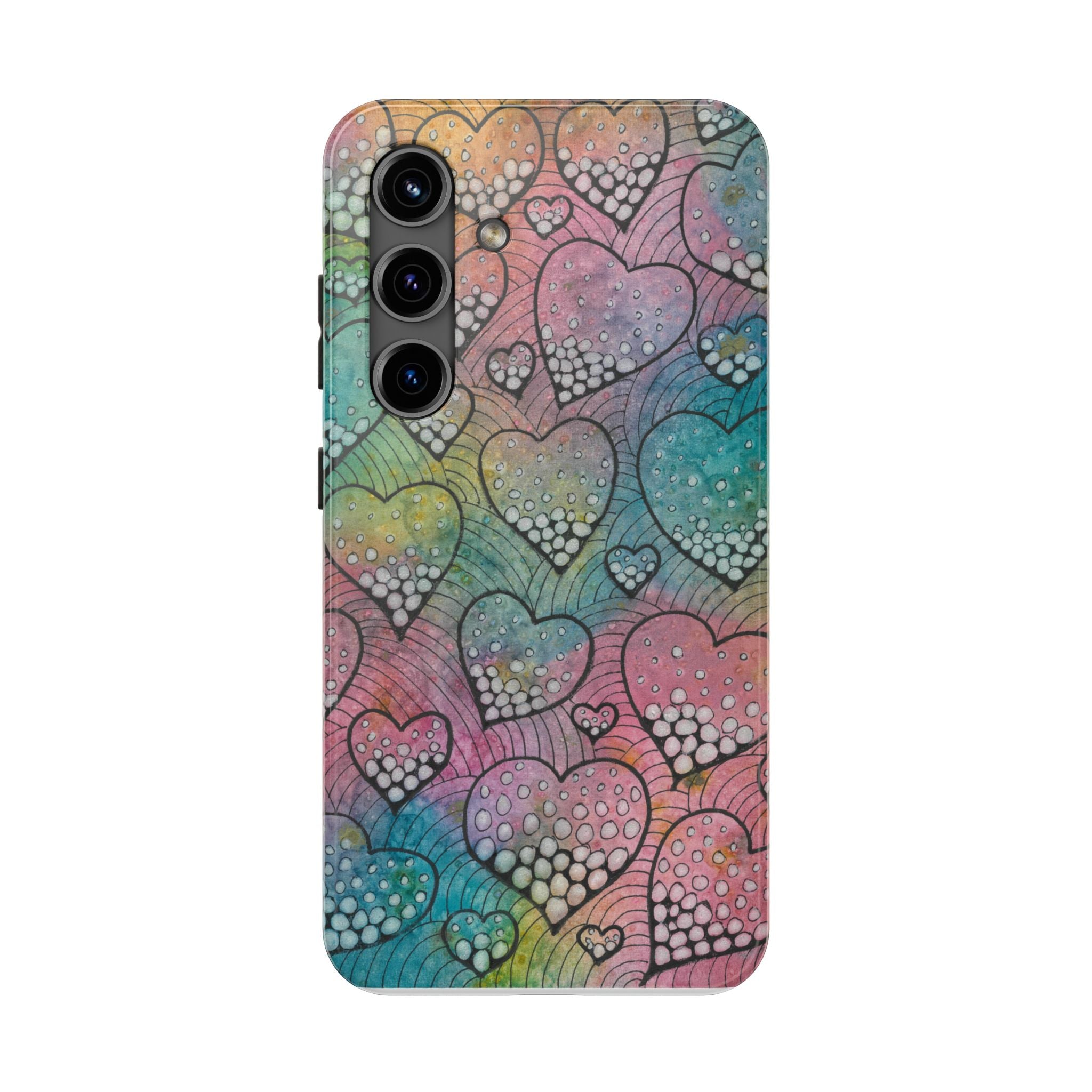 Tough Phone Case - All iPhones and Samsung Galaxys - Exciting Abstract Design #97 What's Love Got To Do With It