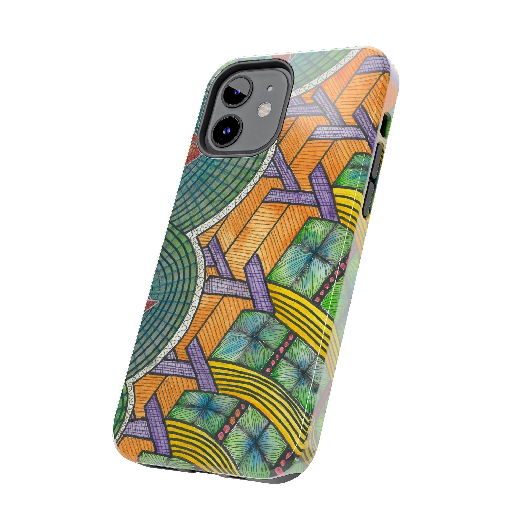 Tough Phone Case - All iPhones and Samsung Galaxys - Exciting Abstract Design #31 T'Eye Land