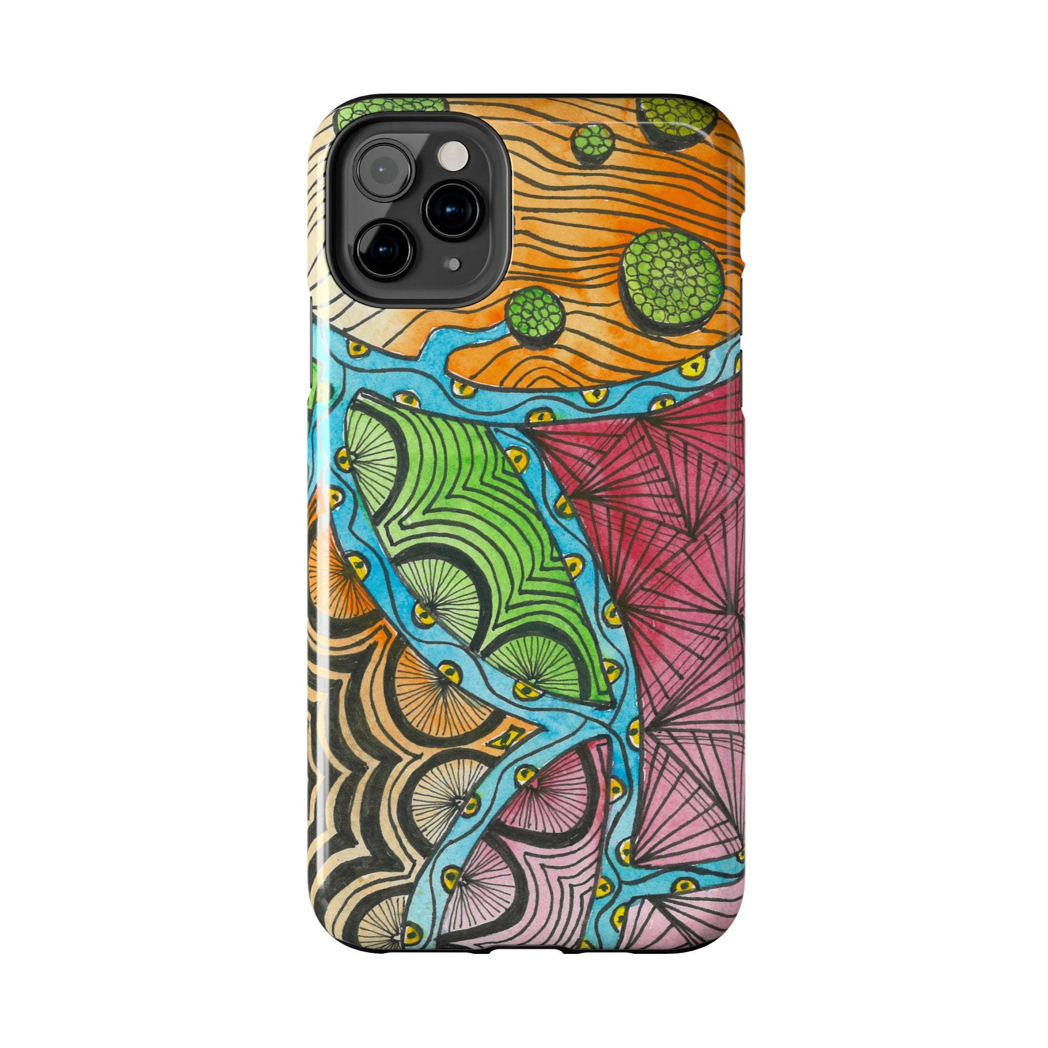 Tough Phone Case - All iPhones and Samsung Galaxys - Exciting Abstract Design #11 Today's The Day