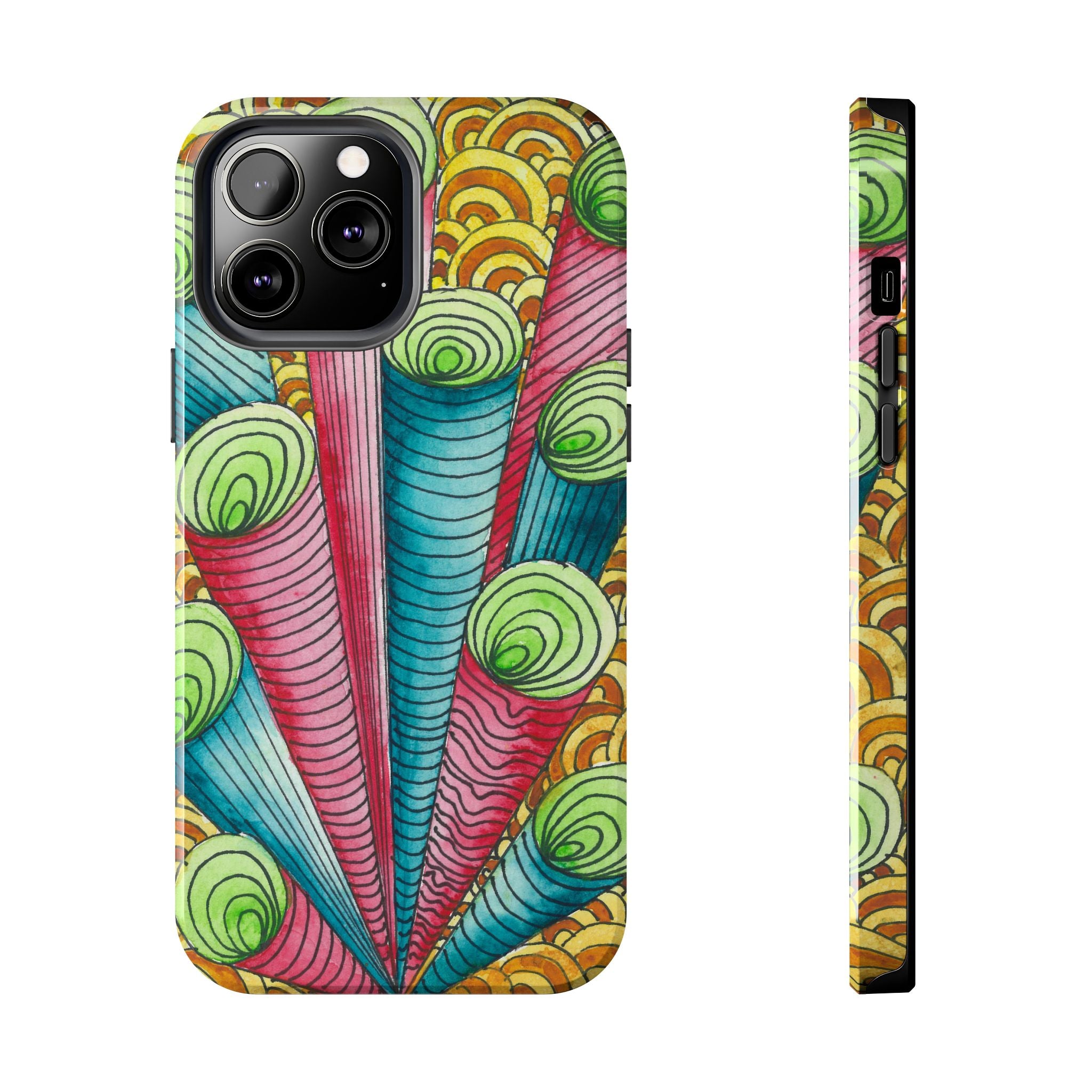 Tough Phone Case - All iPhones and Samsung Galaxys - Exciting Abstract Design #93 On A Mission