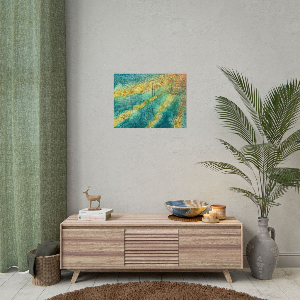 Large Colourful Wall Art, Posters & Prints, For Office, Bedroom or Living Room, or Special Gift #81 The Only Way Is Up