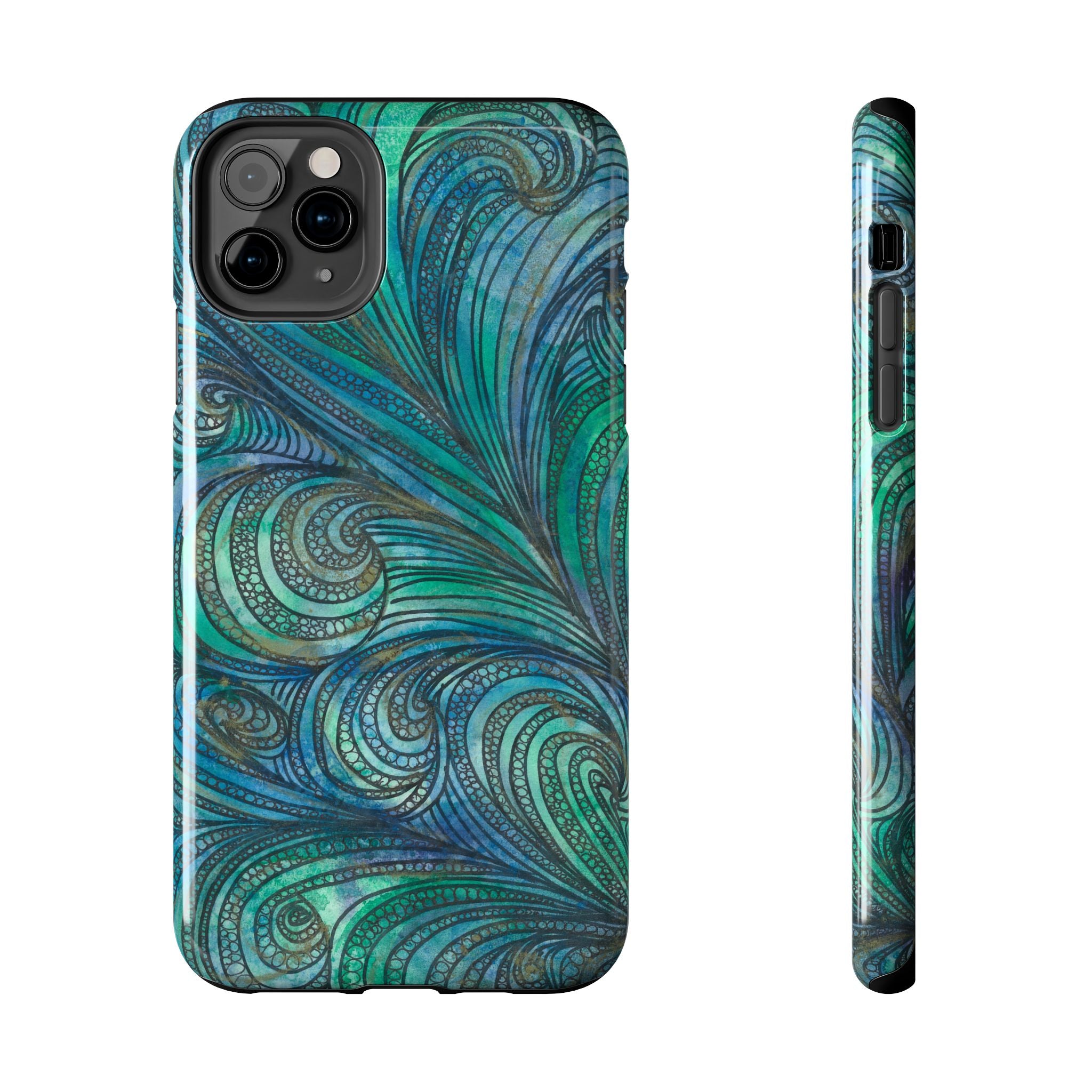 Tough Phone Case - All iPhones and Samsung Galaxys - Exciting Abstract Design #71 Call Of The Sea