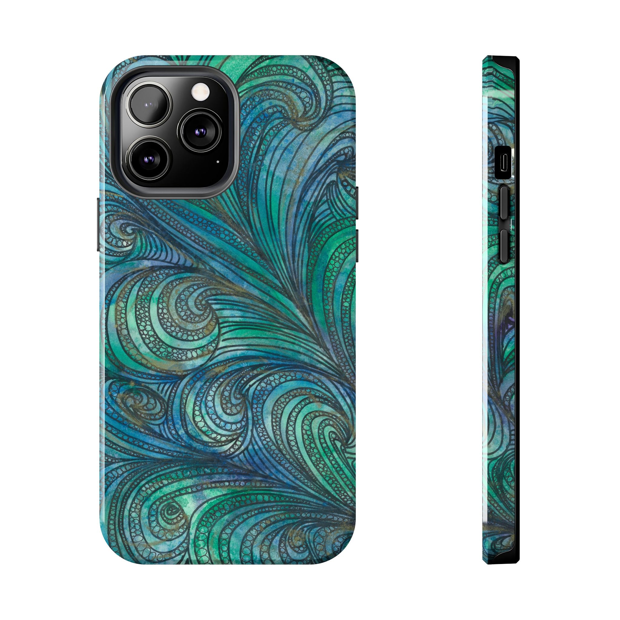 Tough Phone Case - All iPhones and Samsung Galaxys - Exciting Abstract Design #71 Call Of The Sea
