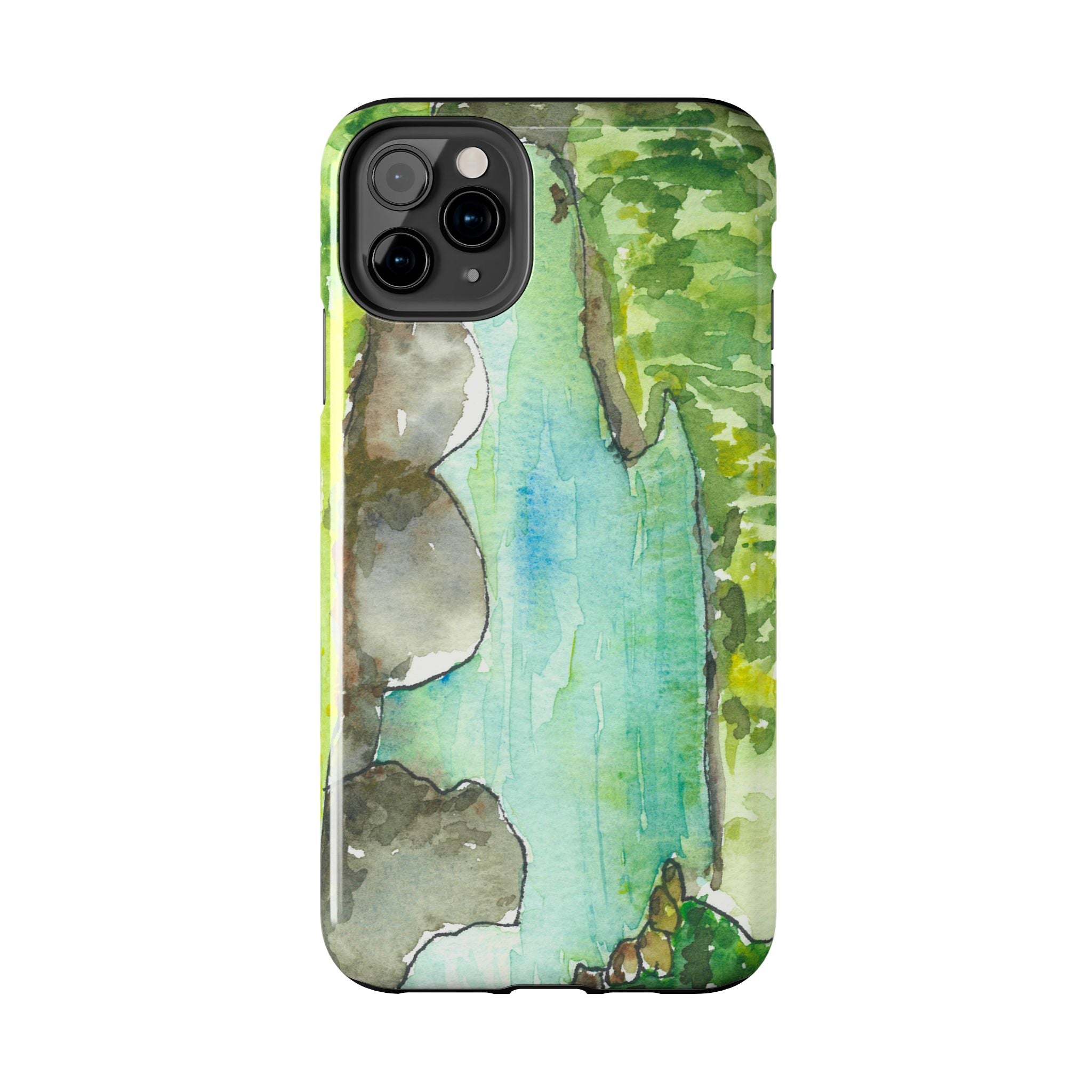 Tough Phone Case - All iPhones and Samsung Galaxys - Exciting Abstract Design #88 Tara River - Montenegro