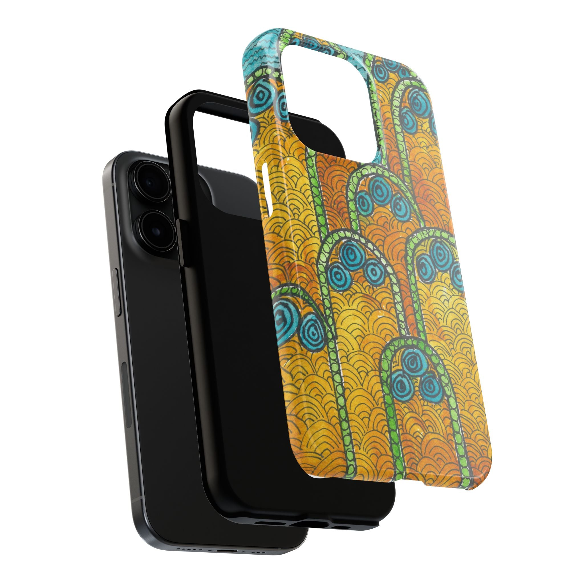 Tough Phone Case - All iPhones and Samsung Galaxys - Exciting Abstract Design #87 Belgrade Impressions - Serbia