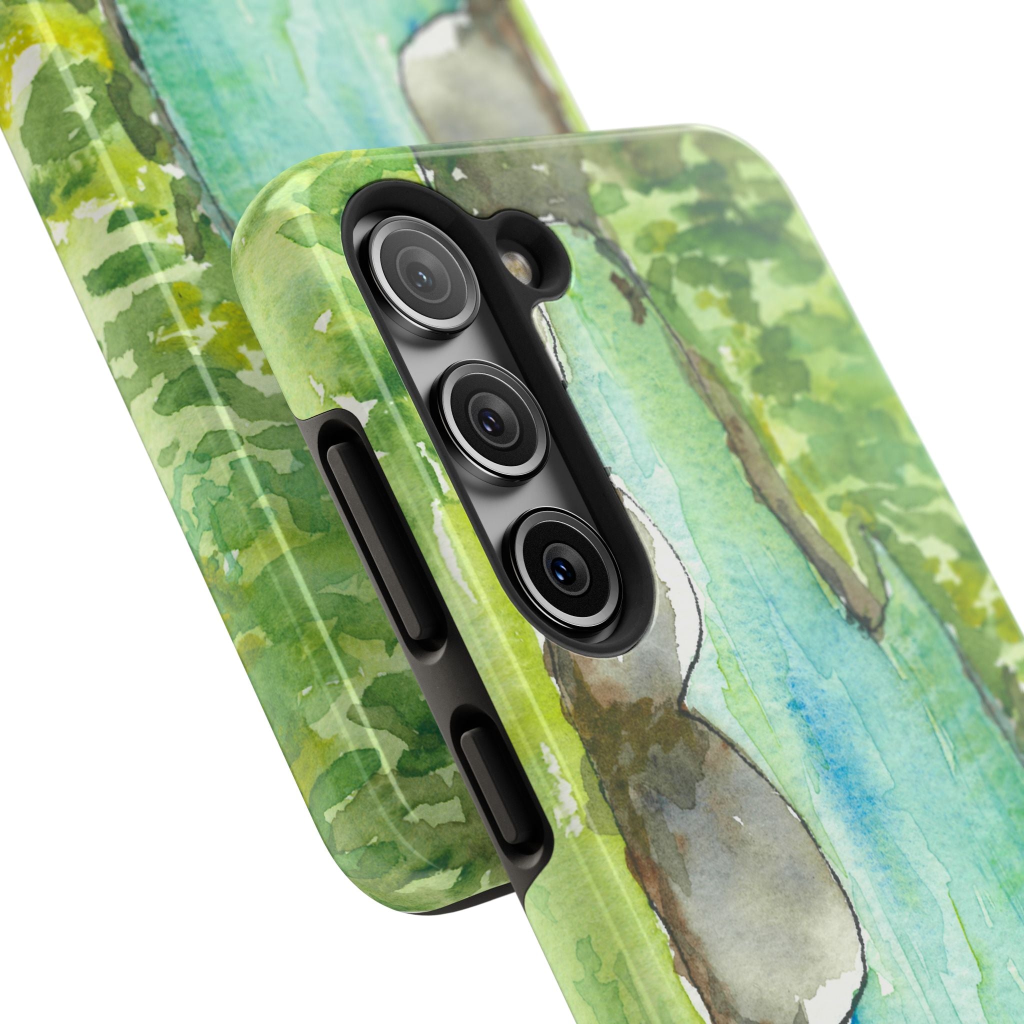 Tough Phone Case - All iPhones and Samsung Galaxys - Exciting Abstract Design #88 Tara River - Montenegro
