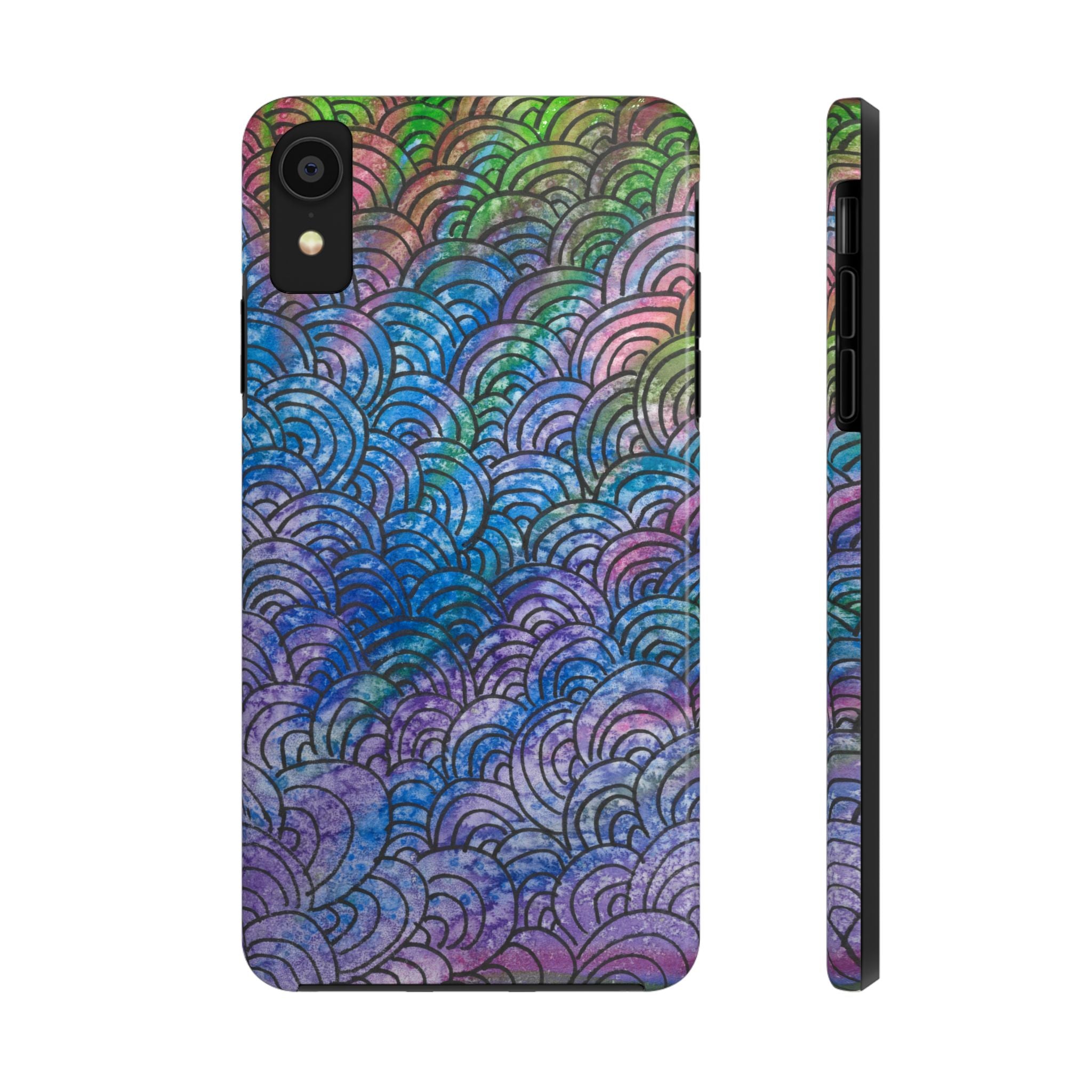 Tough Phone Case - All iPhones and Samsung Galaxys - Exciting Abstract Design #84 Ah! The Past