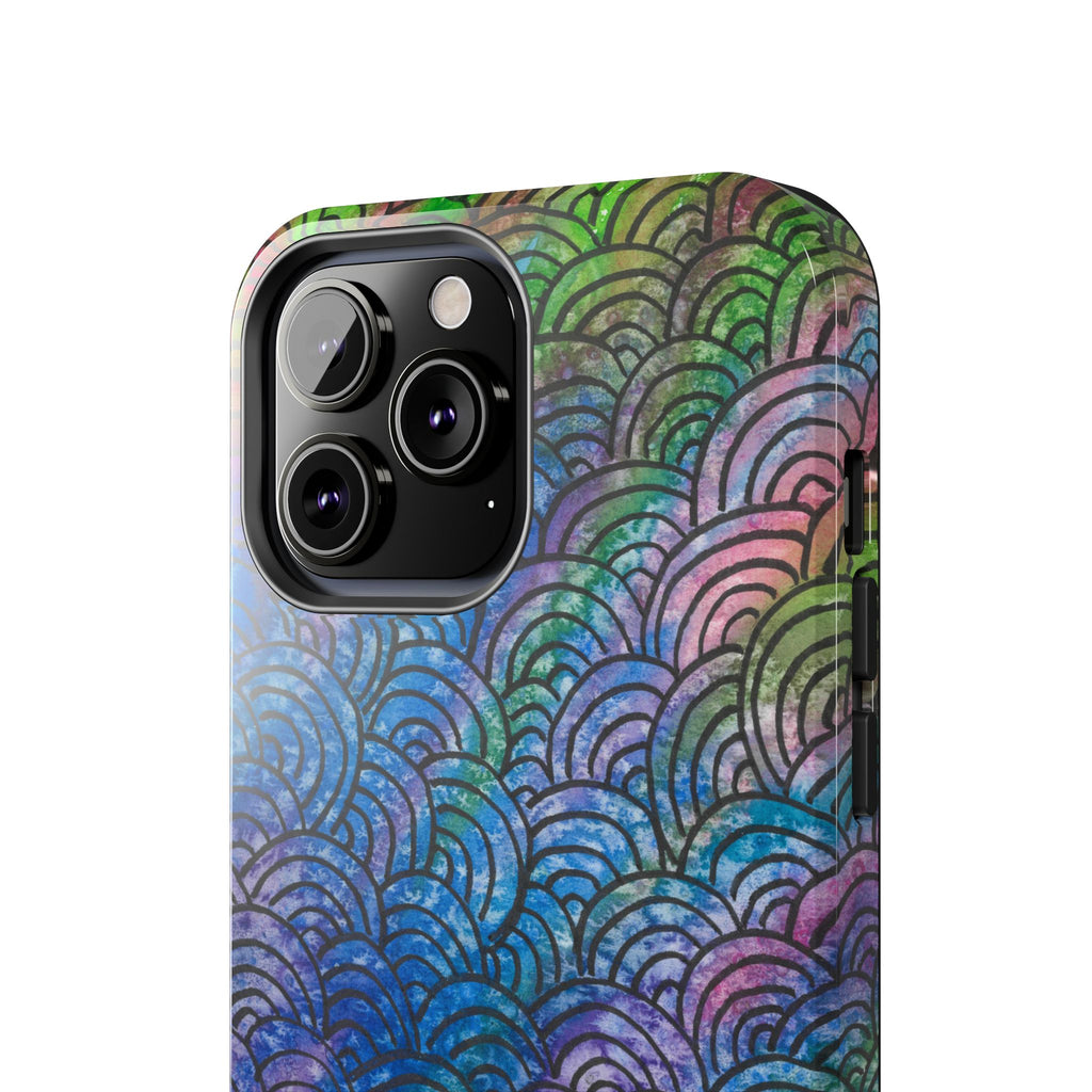 Tough Phone Case - All iPhones and Samsung Galaxys - Exciting Abstract Design #84 Ah! The Past