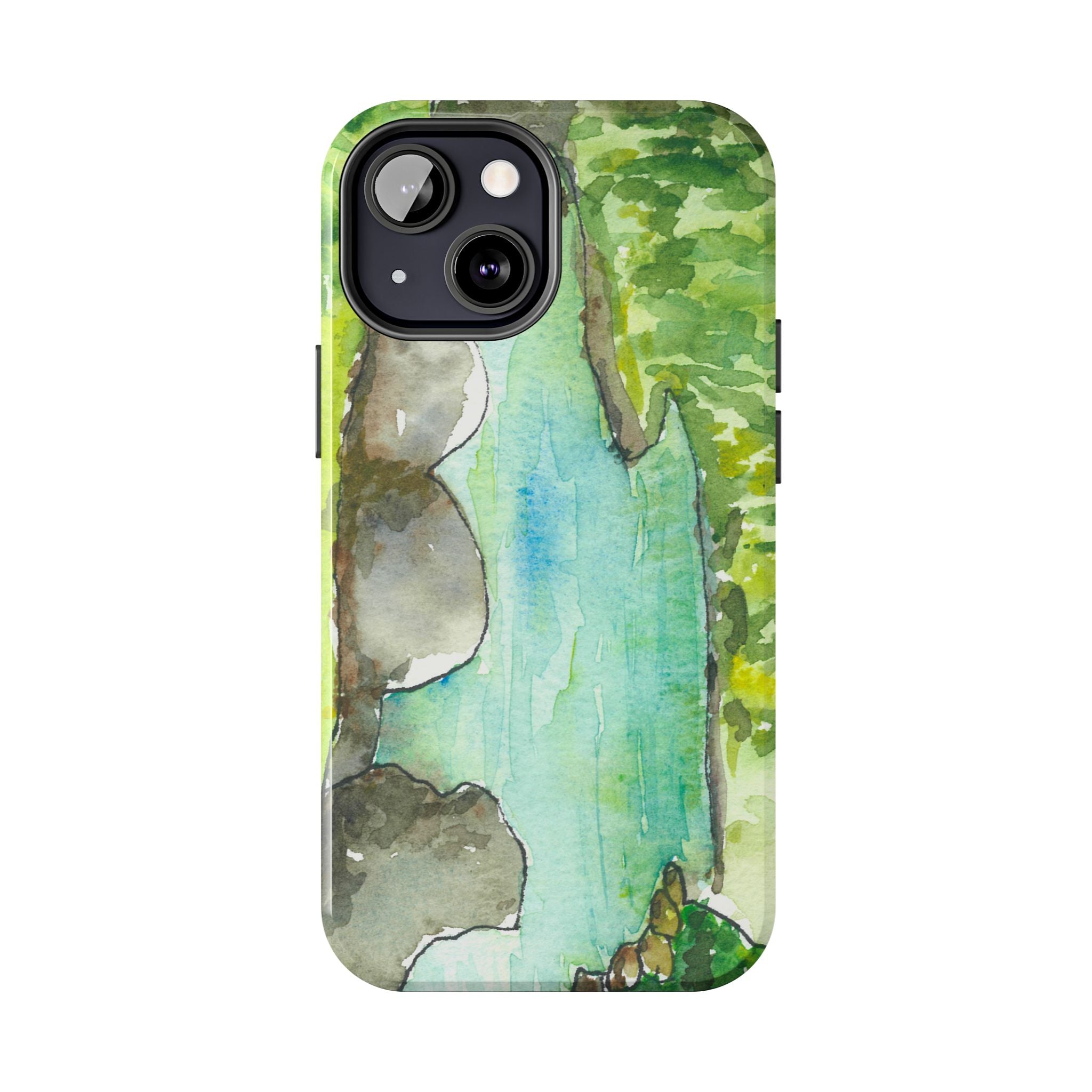 Tough Phone Case - All iPhones and Samsung Galaxys - Exciting Abstract Design #88 Tara River - Montenegro