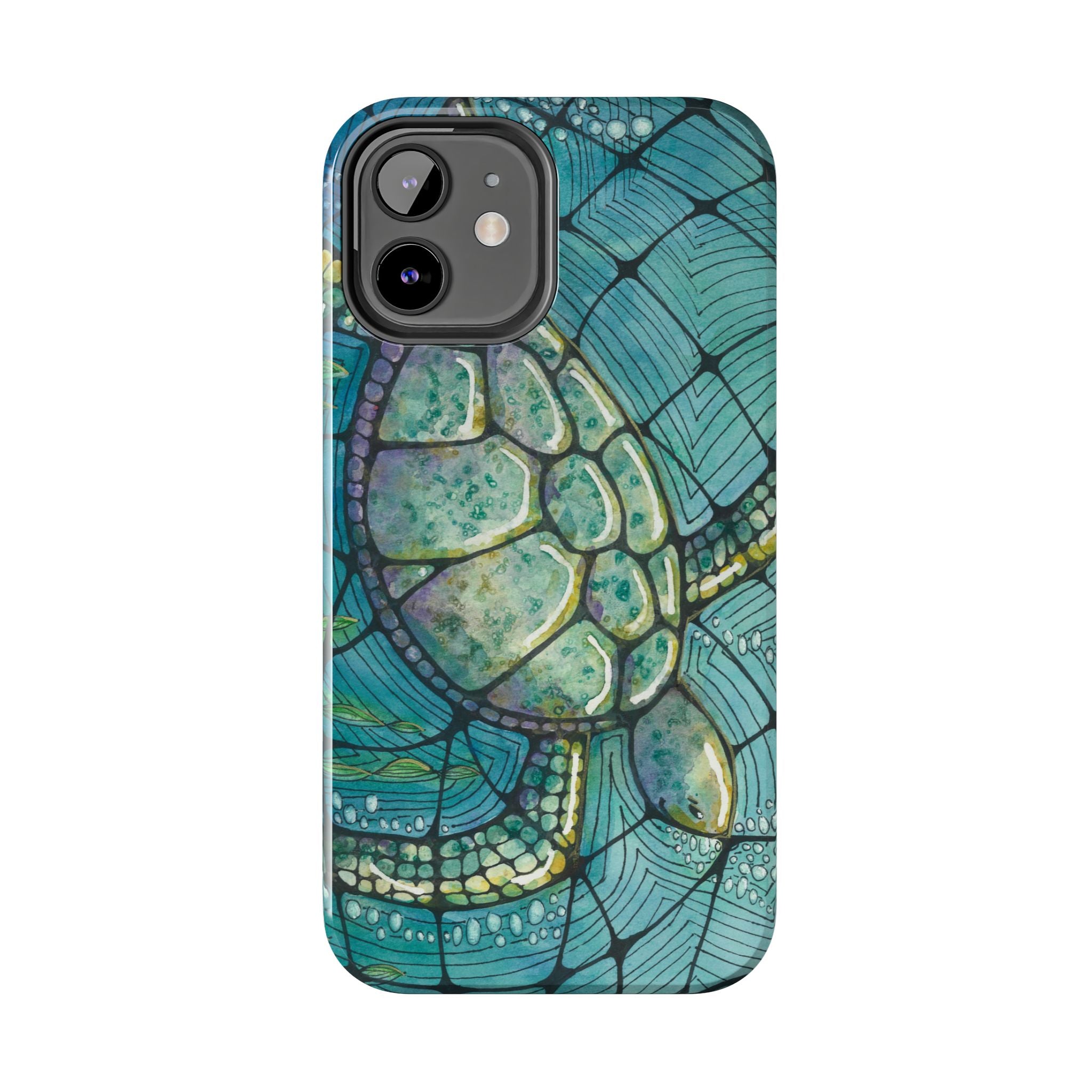 Tough Phone Case - All iPhones and Samsung Galaxys - Exciting Abstract Design #73 Turtling Along