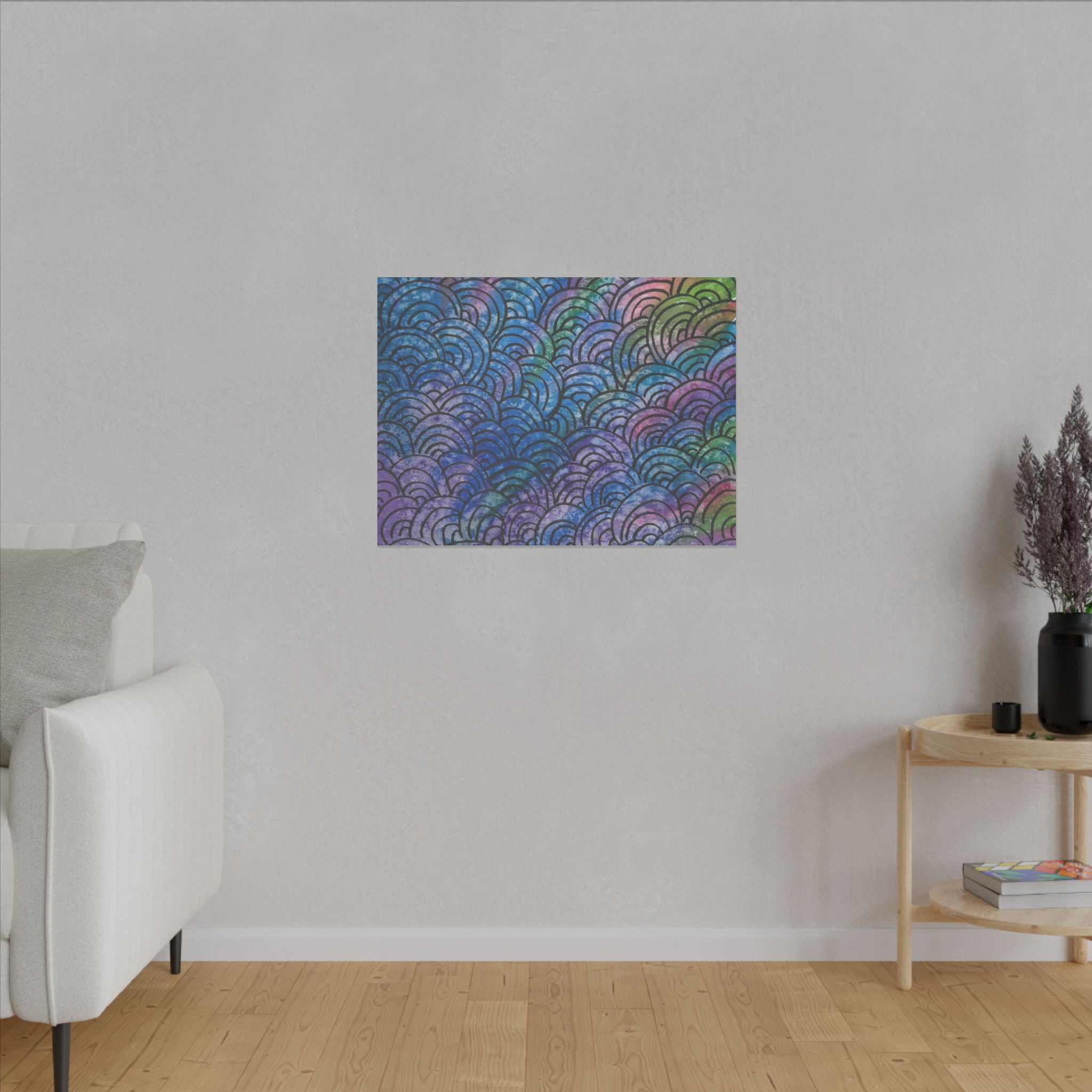 Large Colourful Wall Art, Canvas Prints, For Office, Bedroom or Living Room, or Special Gift #84 Ah! The Past