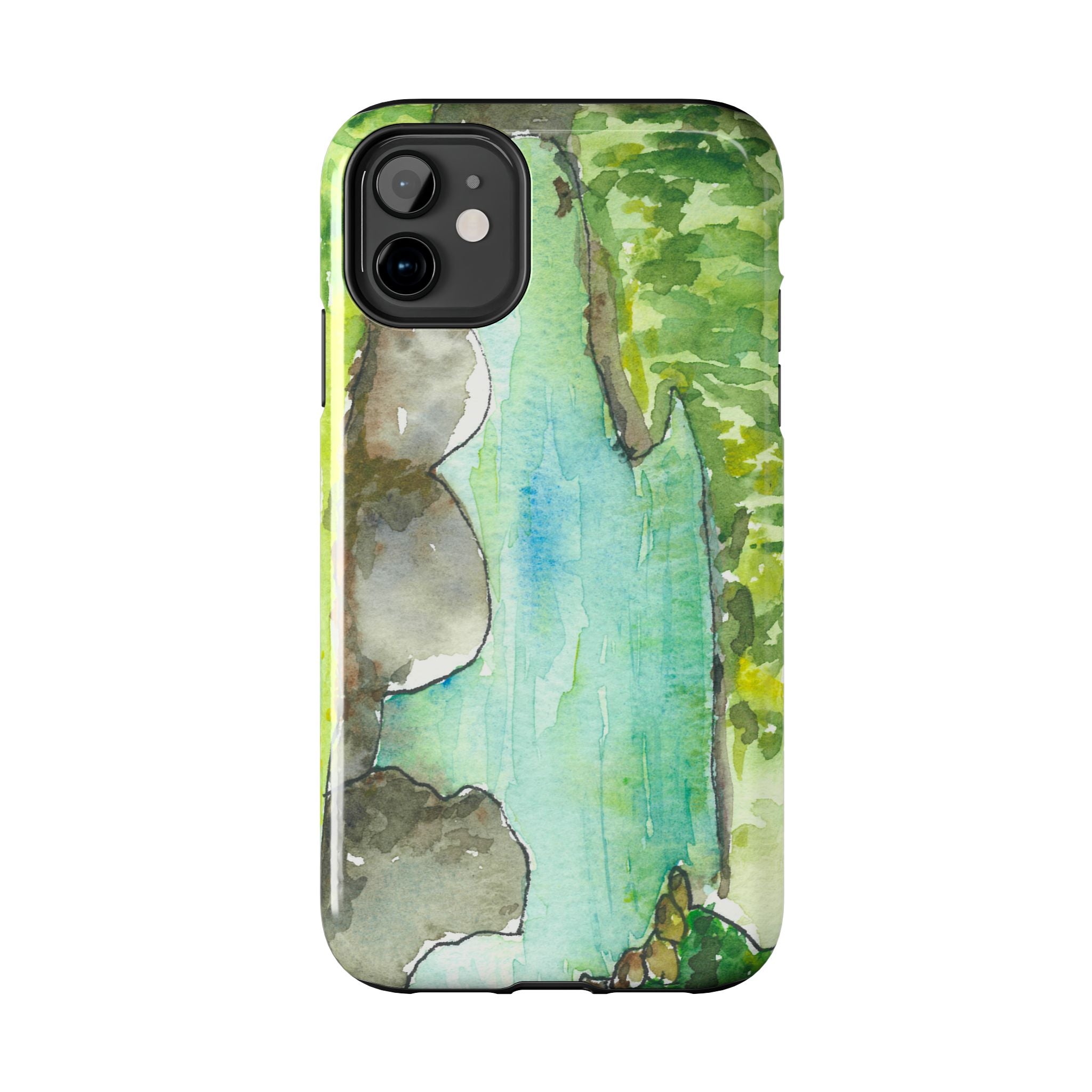 Tough Phone Case - All iPhones and Samsung Galaxys - Exciting Abstract Design #88 Tara River - Montenegro