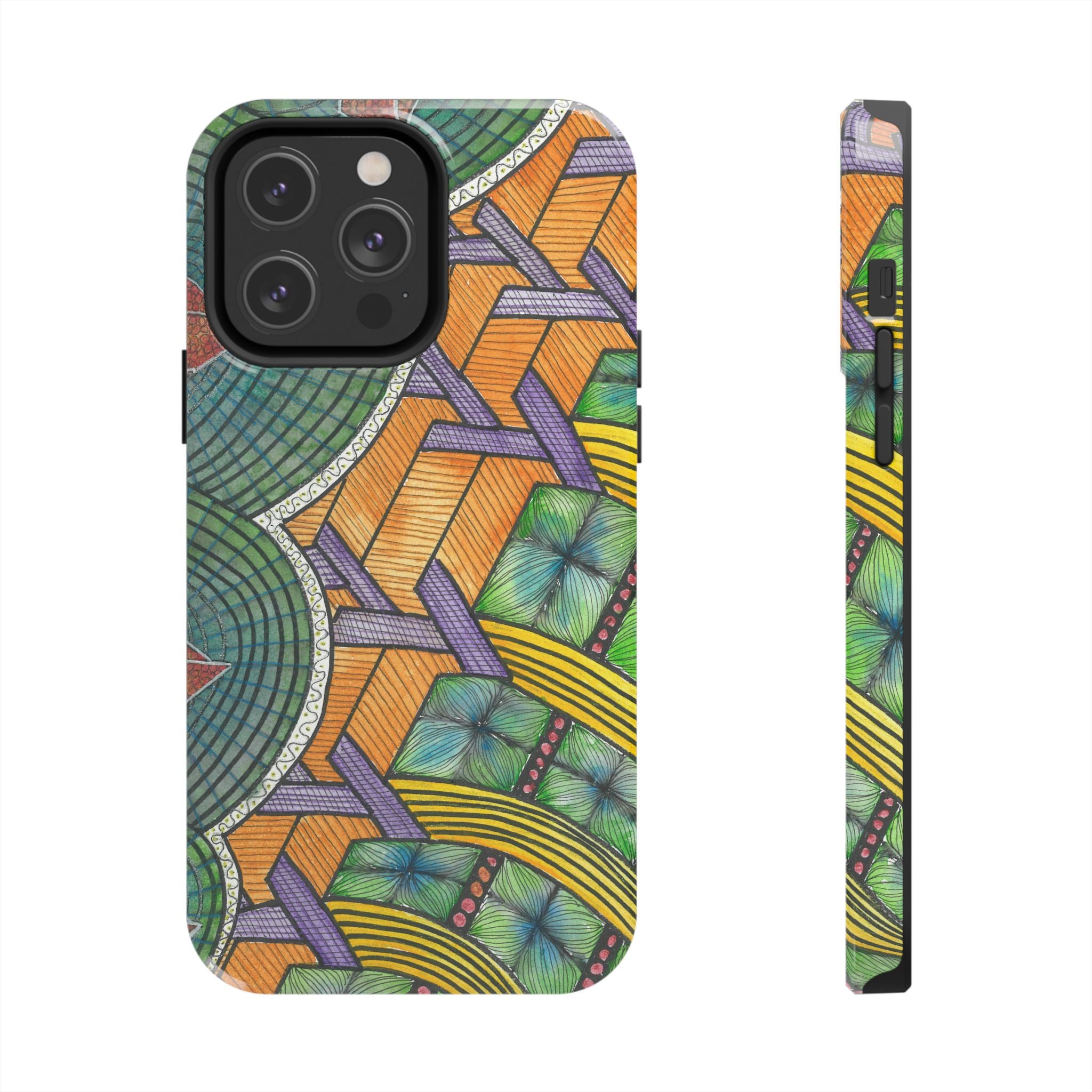 Tough Phone Case - All iPhones and Samsung Galaxys - Exciting Abstract Design #31 T'Eye Land