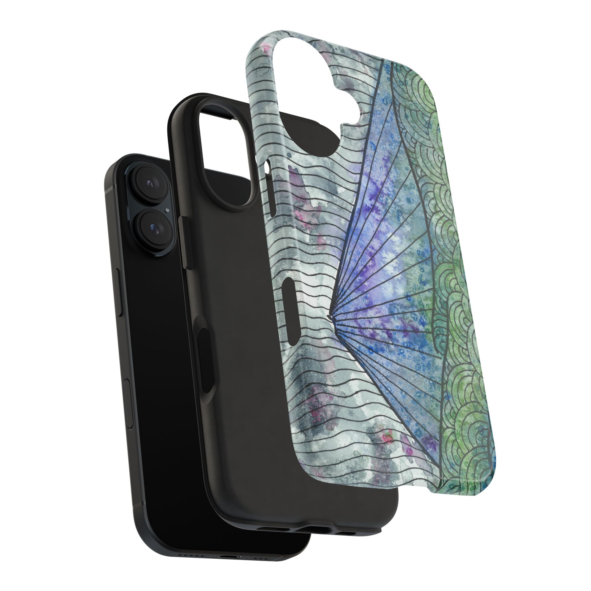 Tough Phone Case - All iPhones and Samsung Galaxys - Exciting Abstract Design #90 Rtanj Pyramid - Serbia