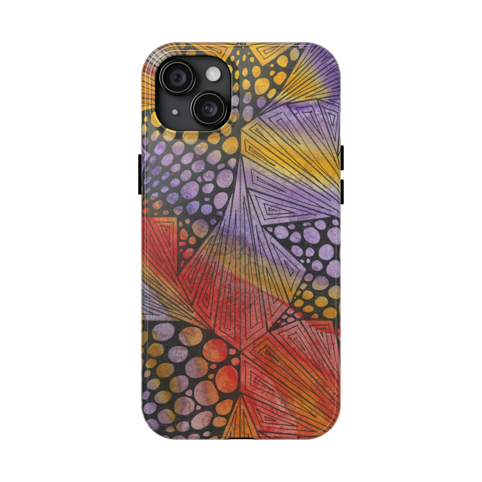 Tough Phone Case - All iPhones and Samsung Galaxys - Exciting Abstract Design #82 Fighting Delusions