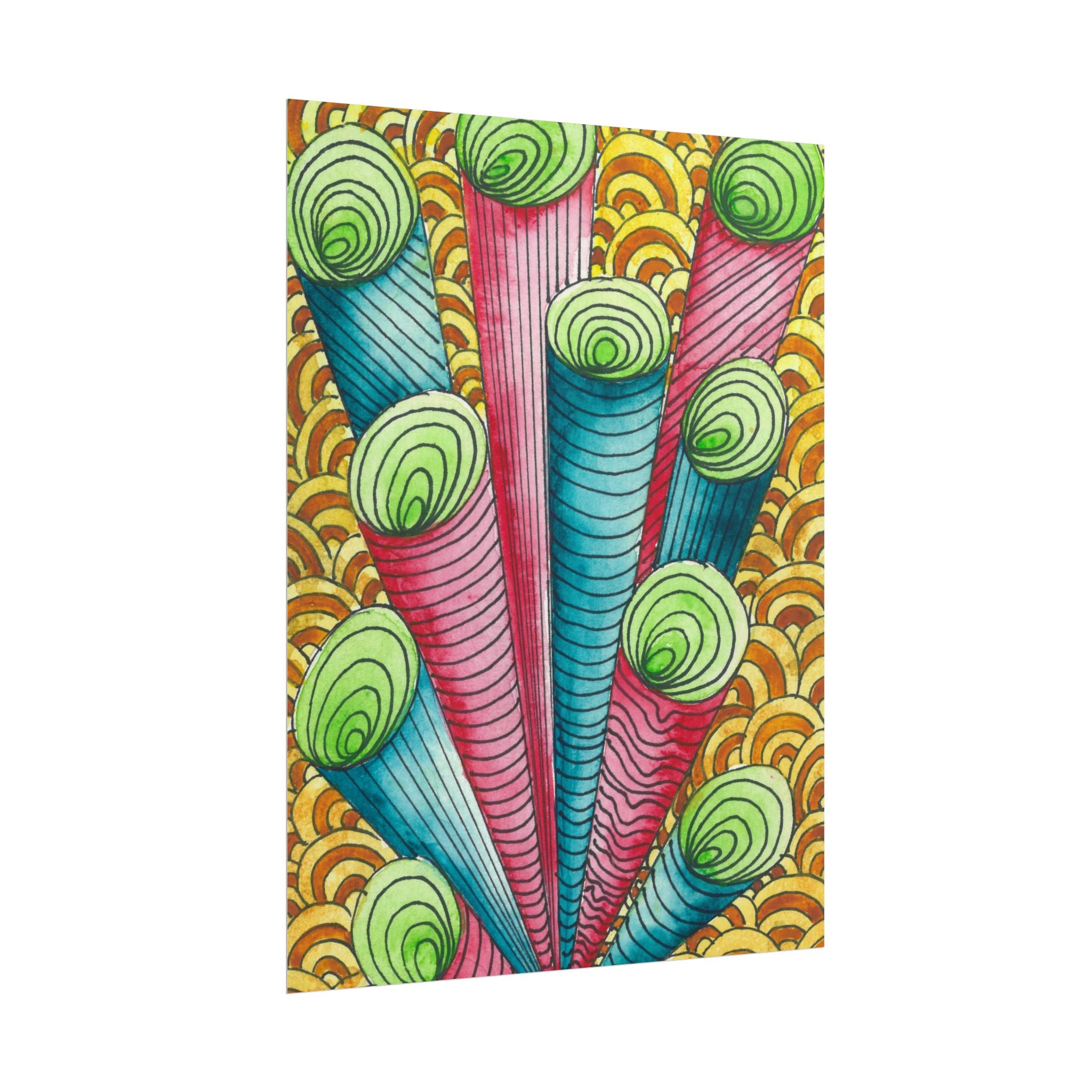 Large Colourful Wall Art, Posters & Prints, For Office, Bedroom or Living Room, or Special Gift #93 On A Mission