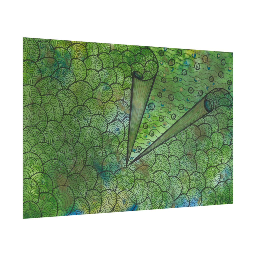 Large Colourful Wall Art, Posters & Prints, For Office, Bedroom or Living Room, or Special Gift #69 New Horizons