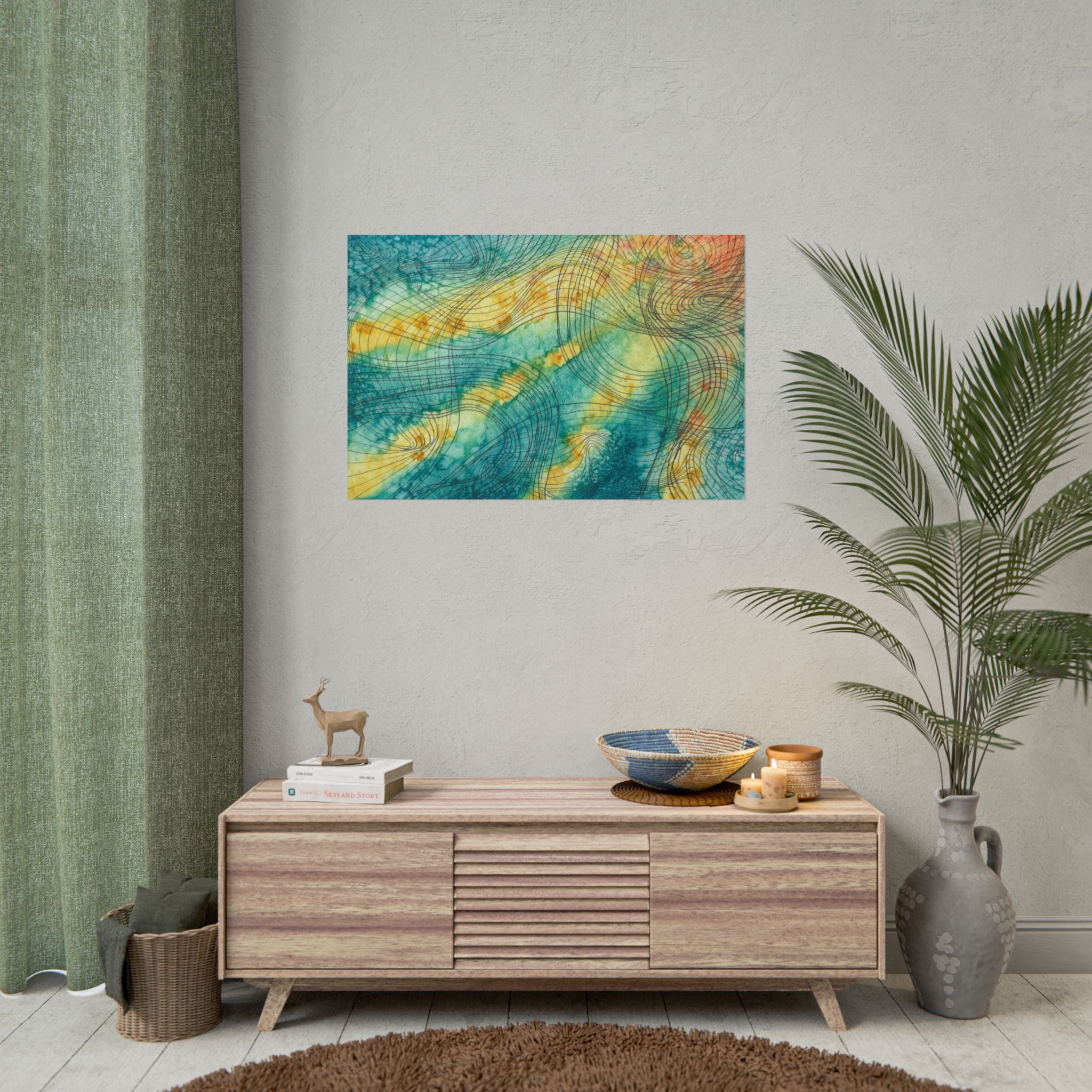 Large Colourful Wall Art, Posters & Prints, For Office, Bedroom or Living Room, or Special Gift #81 The Only Way Is Up