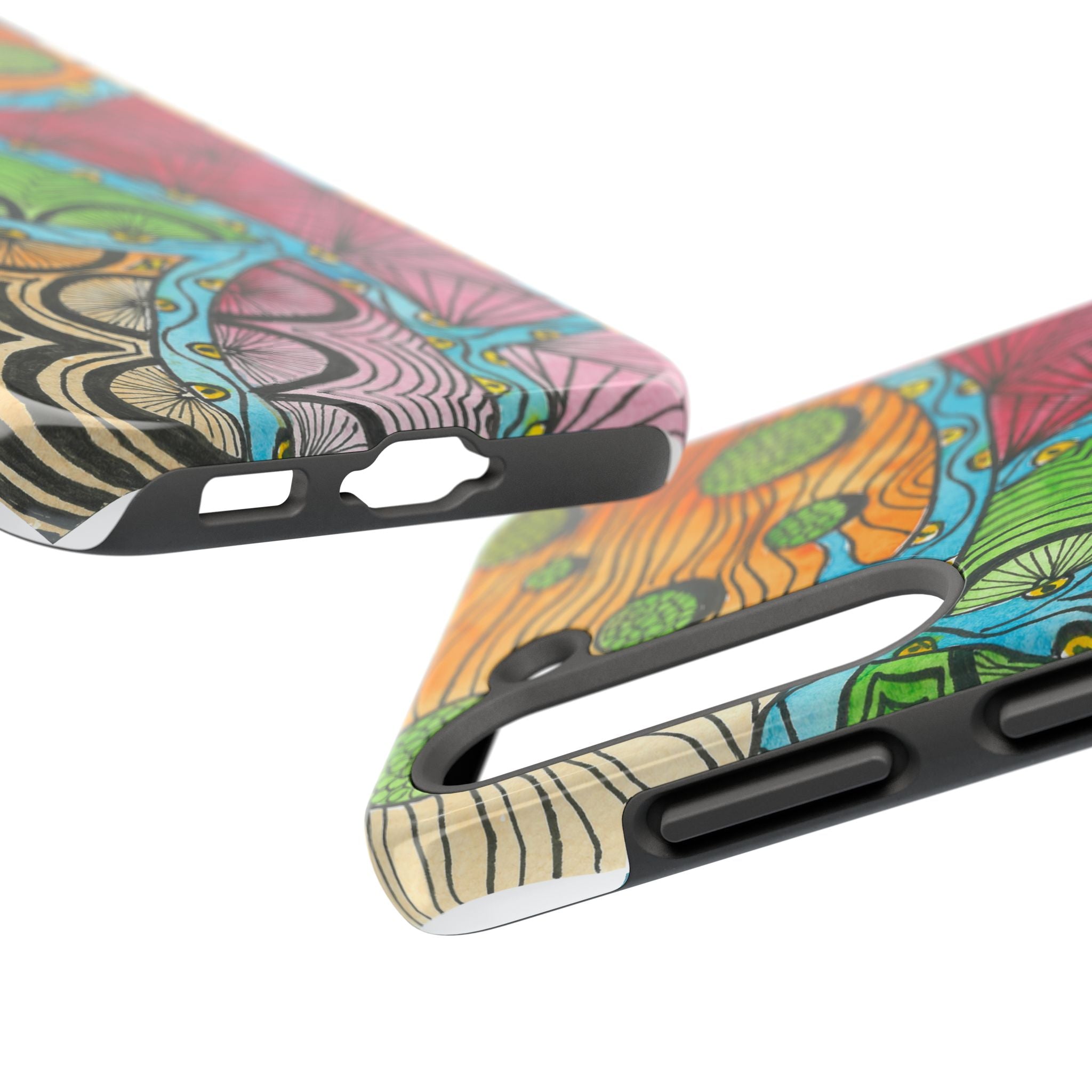Tough Phone Case - All iPhones and Samsung Galaxys - Exciting Abstract Design #11 Today's The Day