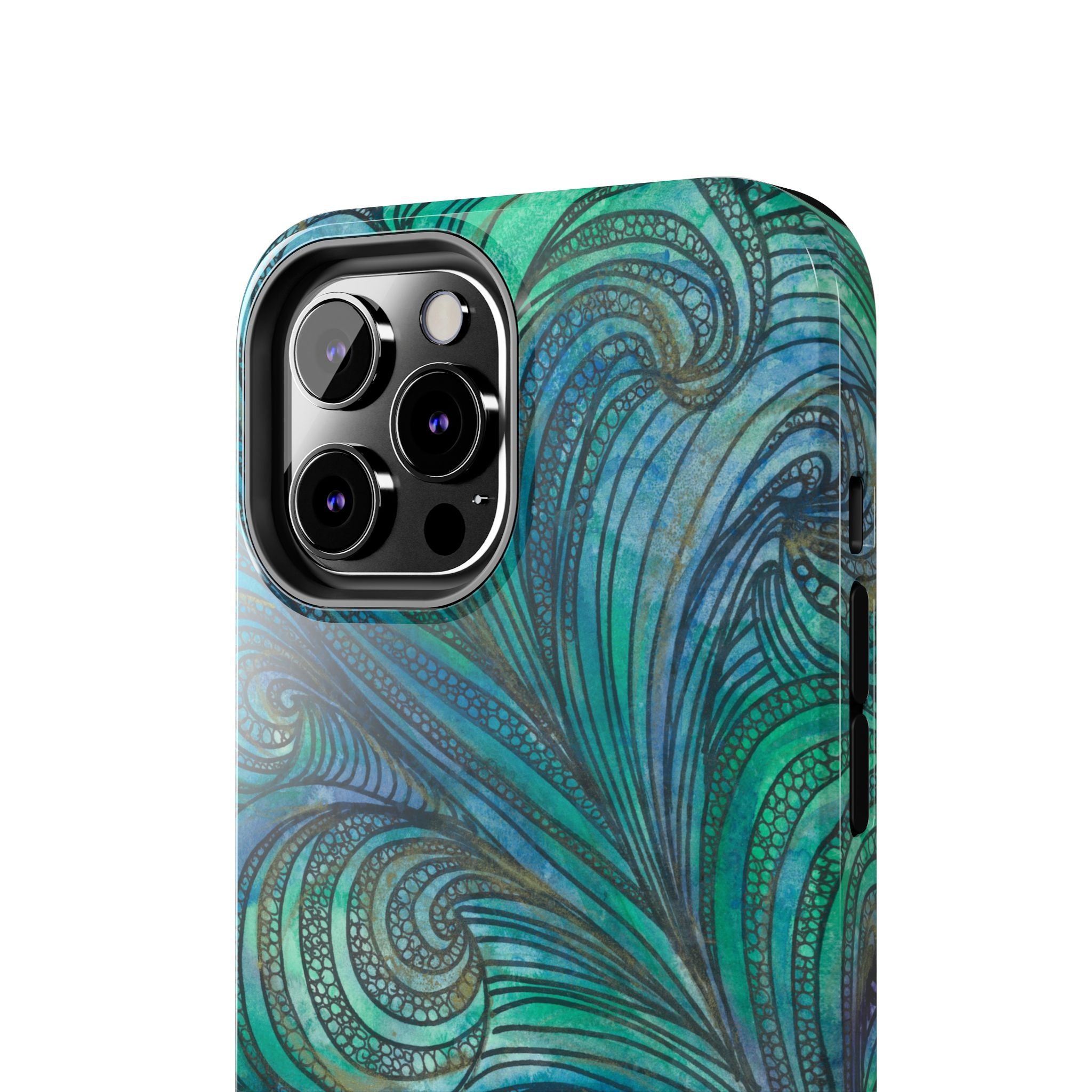 Tough Phone Case - All iPhones and Samsung Galaxys - Exciting Abstract Design #71 Call Of The Sea