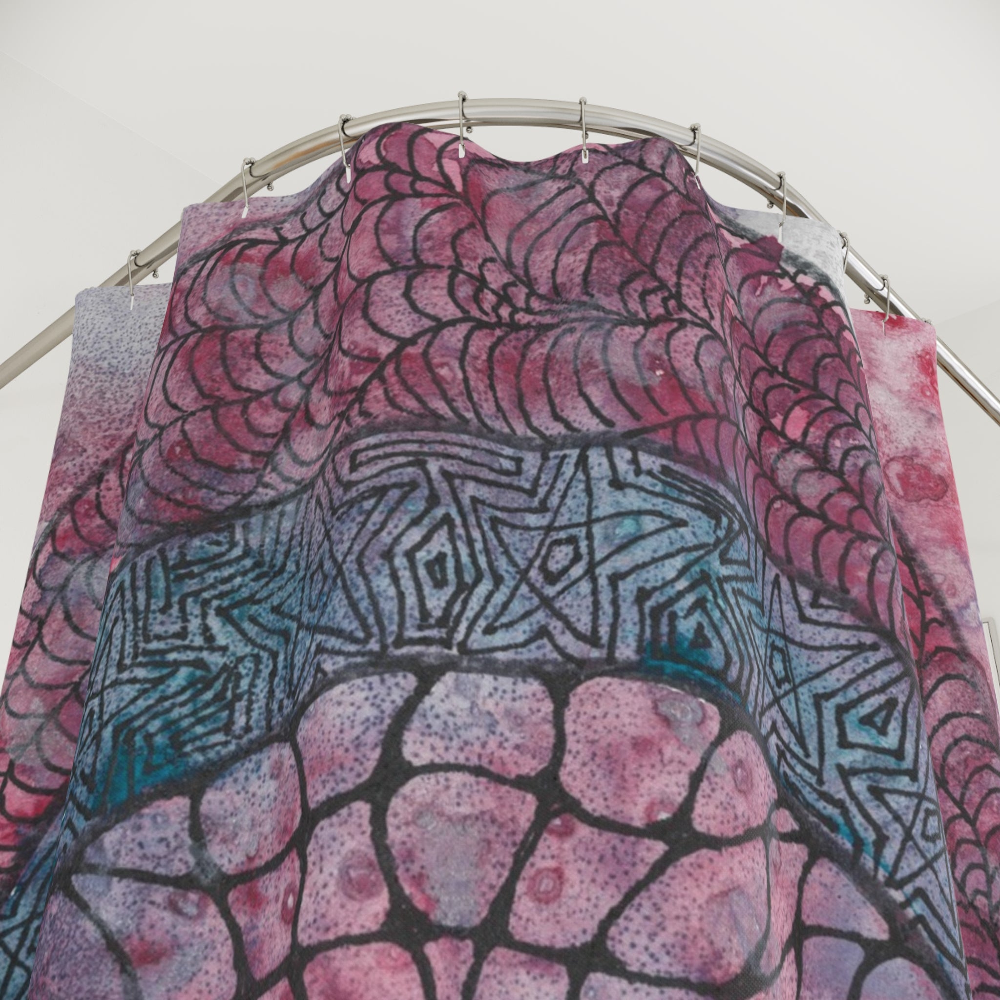 Beautiful Shower Curtains to Refresh Your Bathroom. Colourful Abstract Designs. Perfect For Your Bathroom or Special House-Warming Gift #92 The Goddess Lives