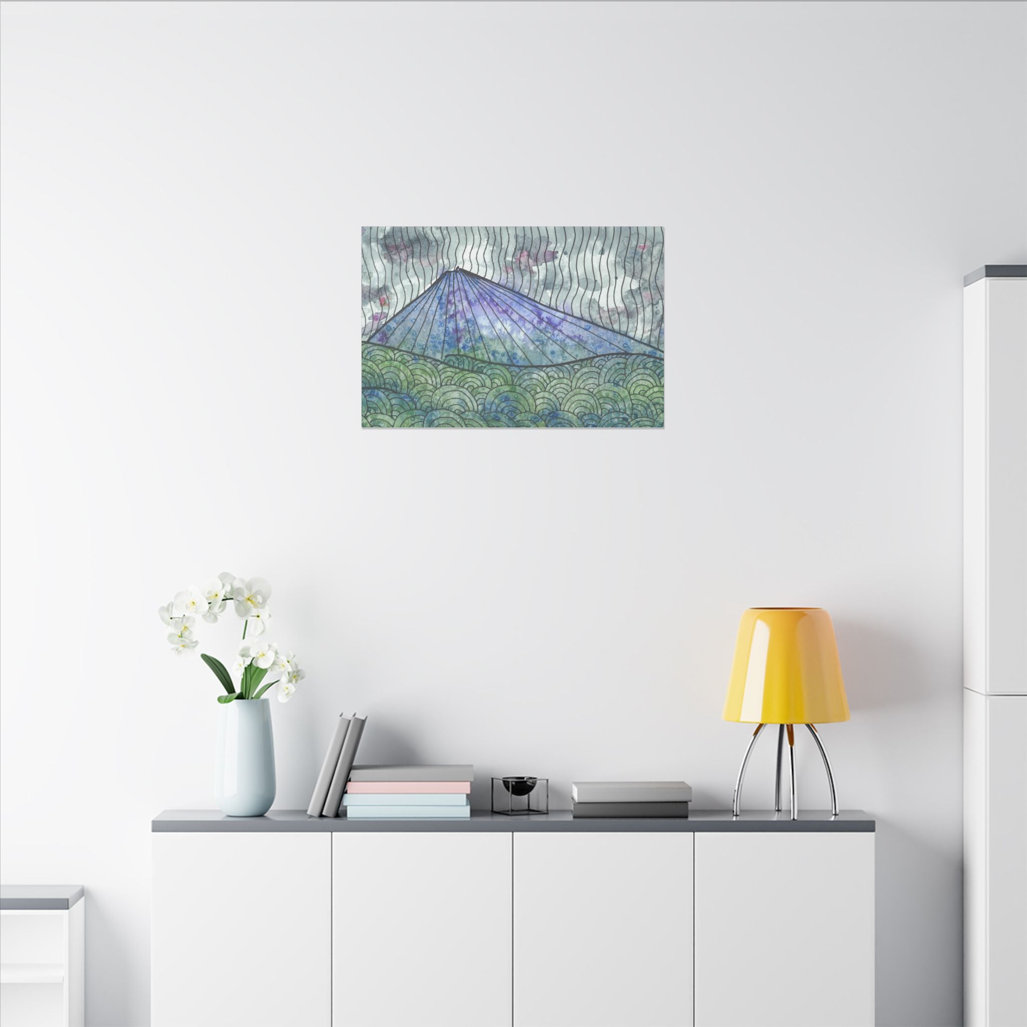 Large Colourful Wall Art, Canvas Prints, For Office, Bedroom or Living Room, or Special Gift #90 Rtanj Pyramid - Serbia