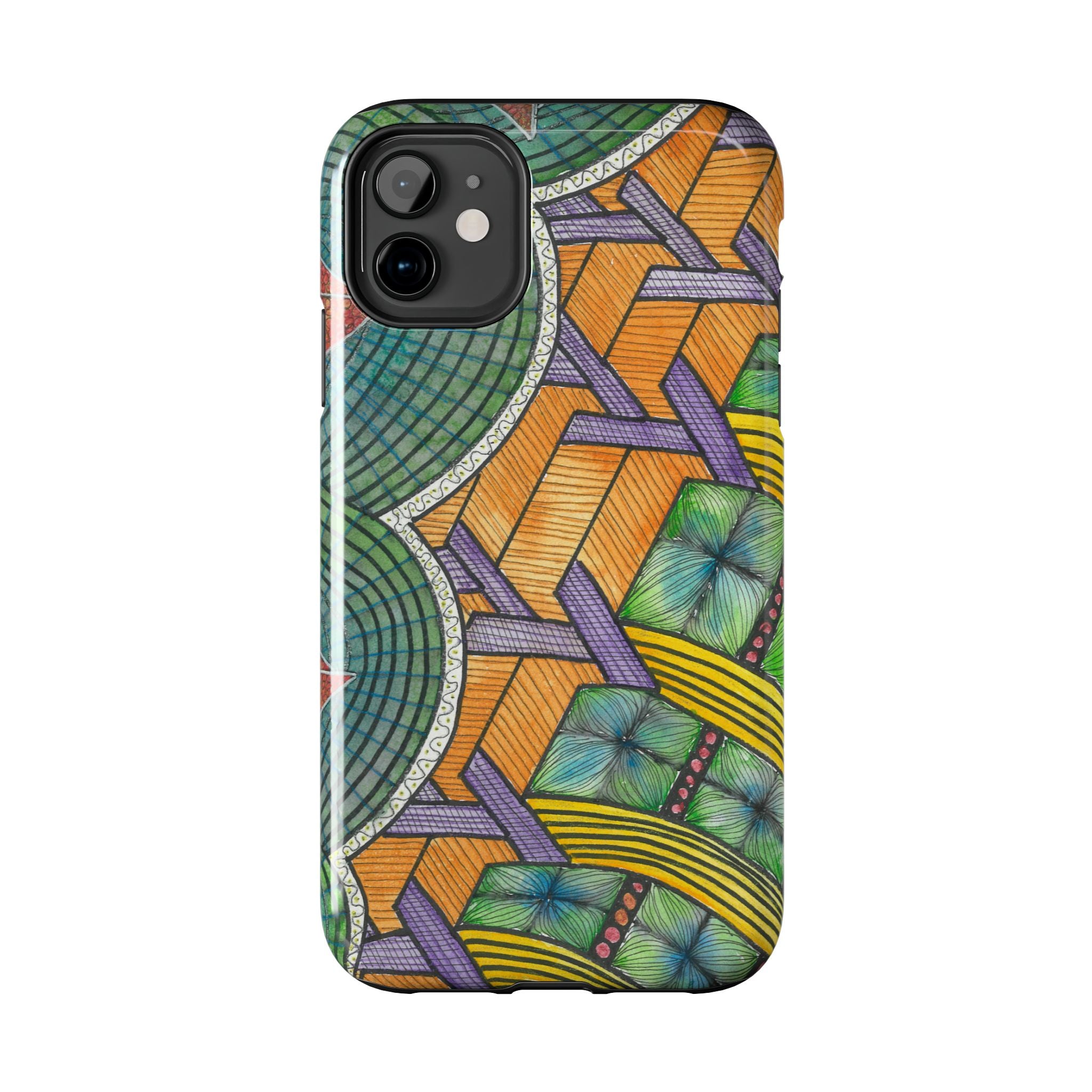 Tough Phone Case - All iPhones and Samsung Galaxys - Exciting Abstract Design #31 T'Eye Land