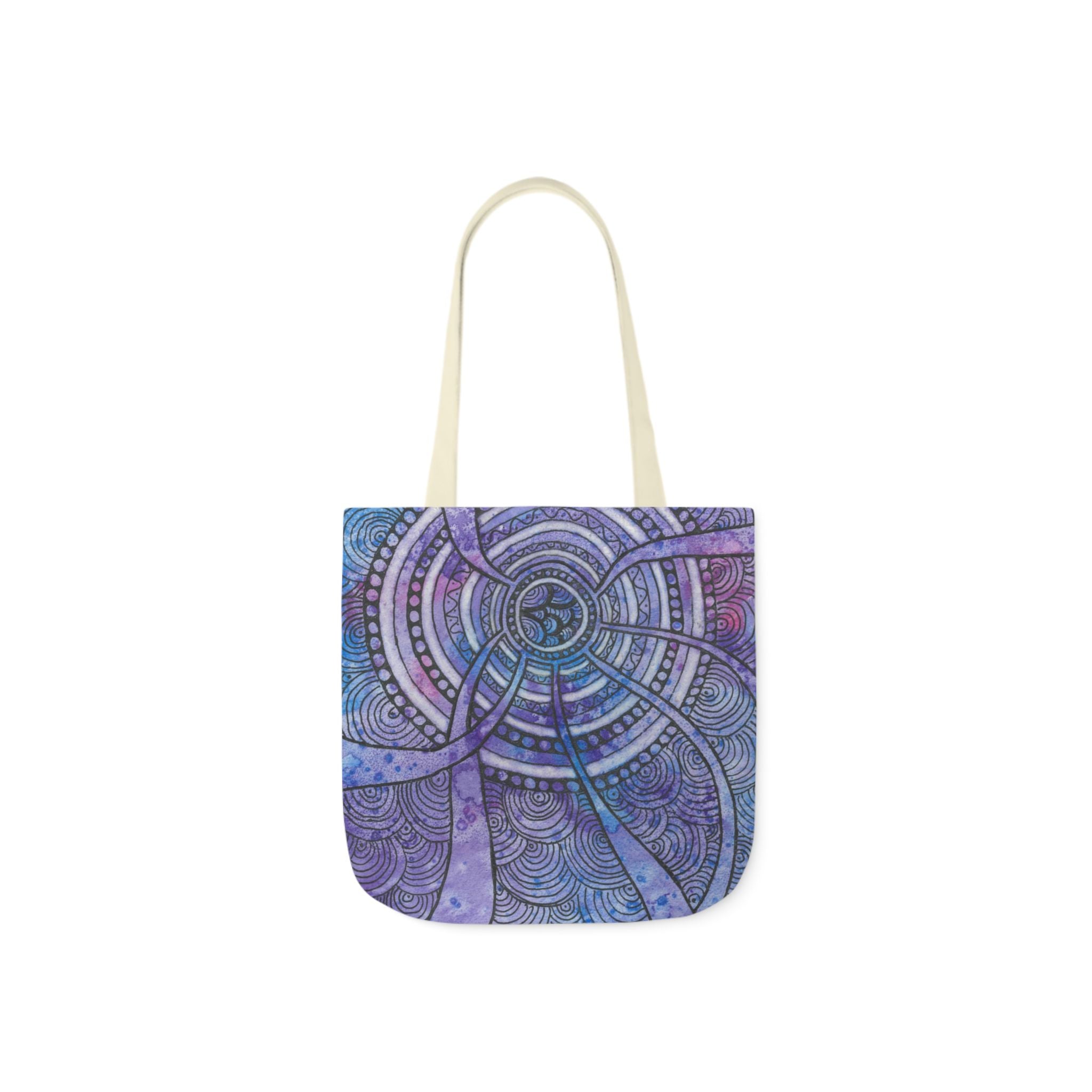 Canvas Tote Bags, Colourful Abstract Designs, 5-Color Straps, 3 Sizes.  For Family and friends or a Special Gift #56 The Way Home
