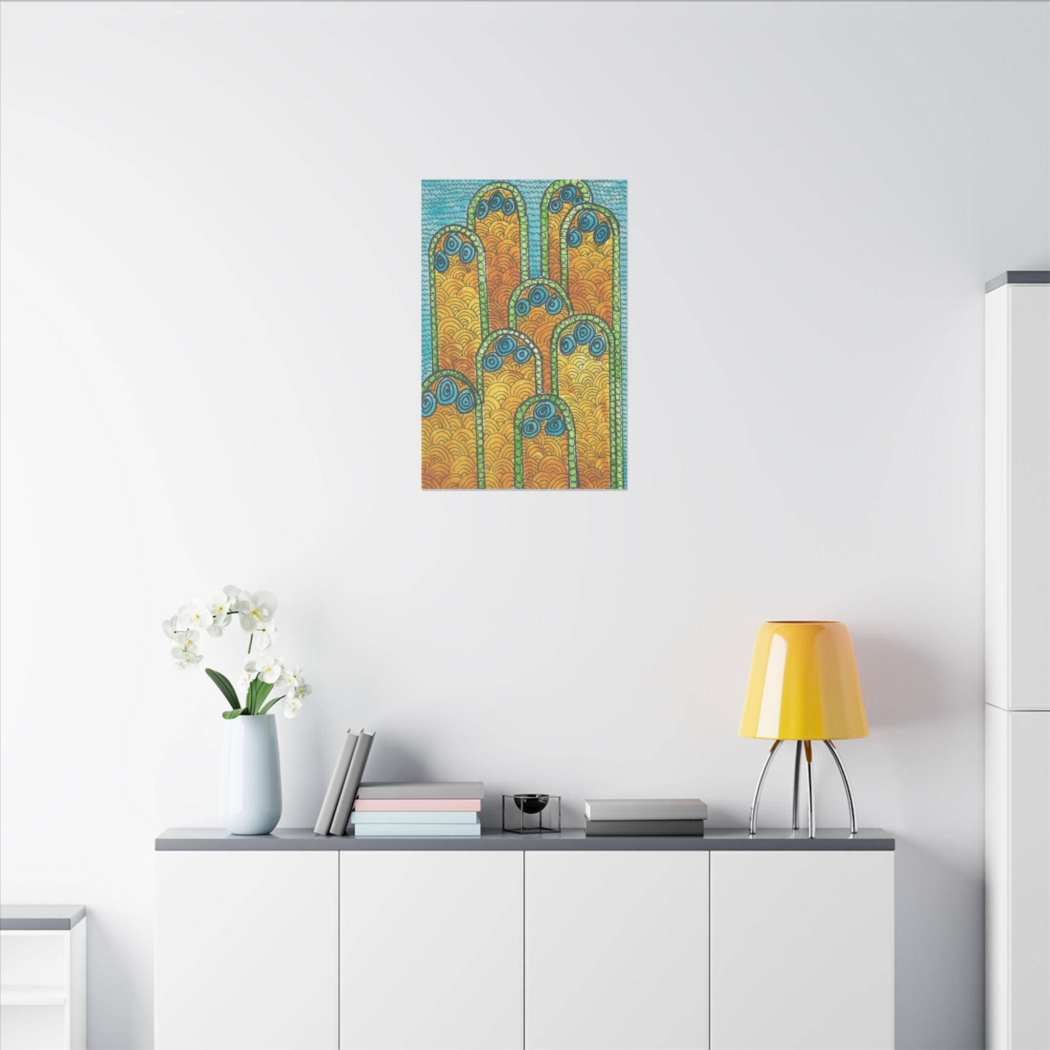 Large Colourful Wall Art, Canvas Prints, For Office, Bedroom or Living Room, or Special Gift #87 Belgrade Impressions