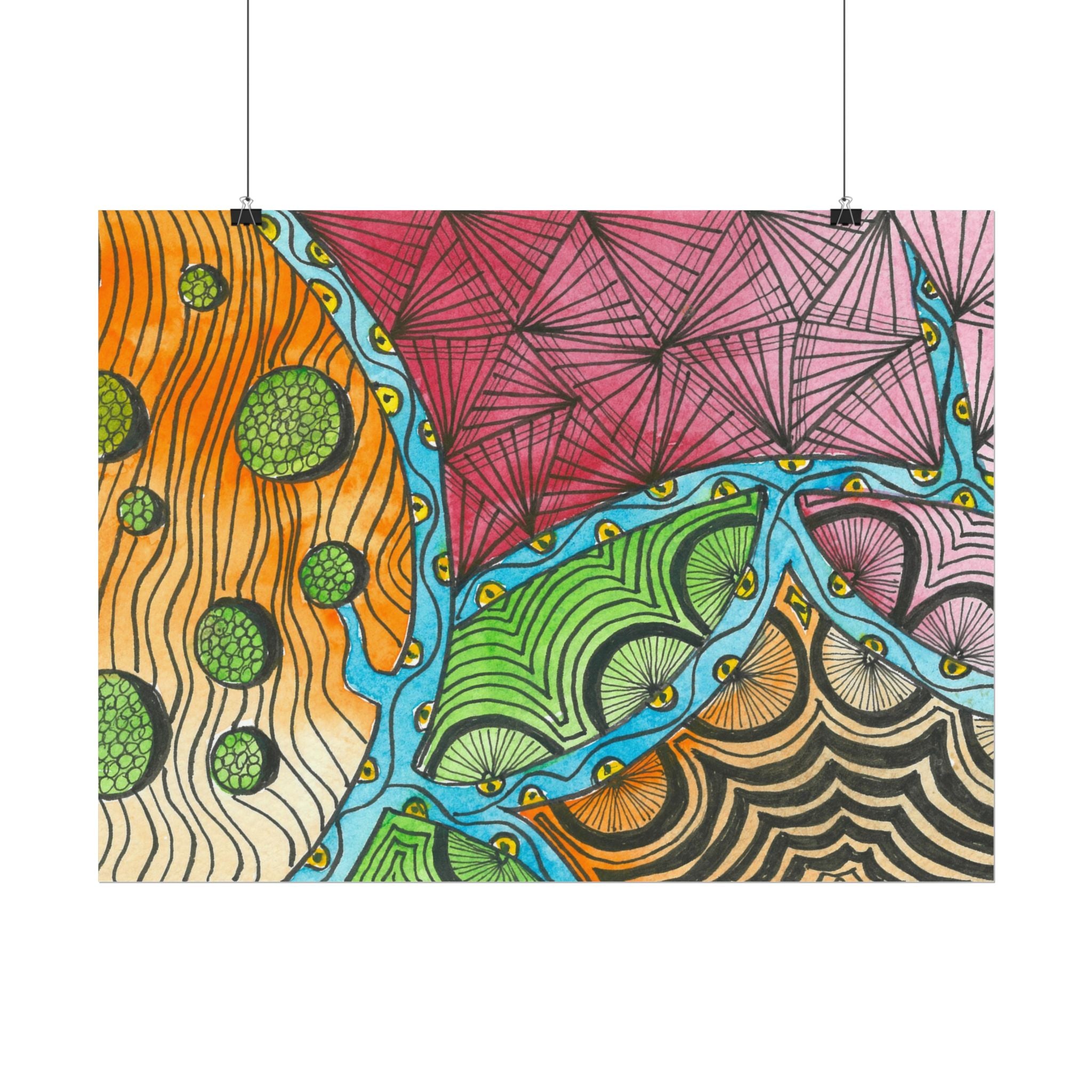 Large Colourful Wall Art, Posters & Prints, For Office, Bedroom or Living Room, or Special Gift #11 Today's The Day