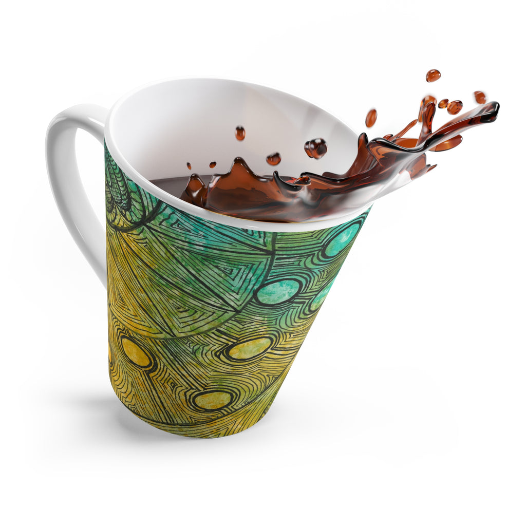 Coffee Mugs and Cups. Colourful Abstract Designs. Perfect for Home, Office or Special Gift #27 Come What May