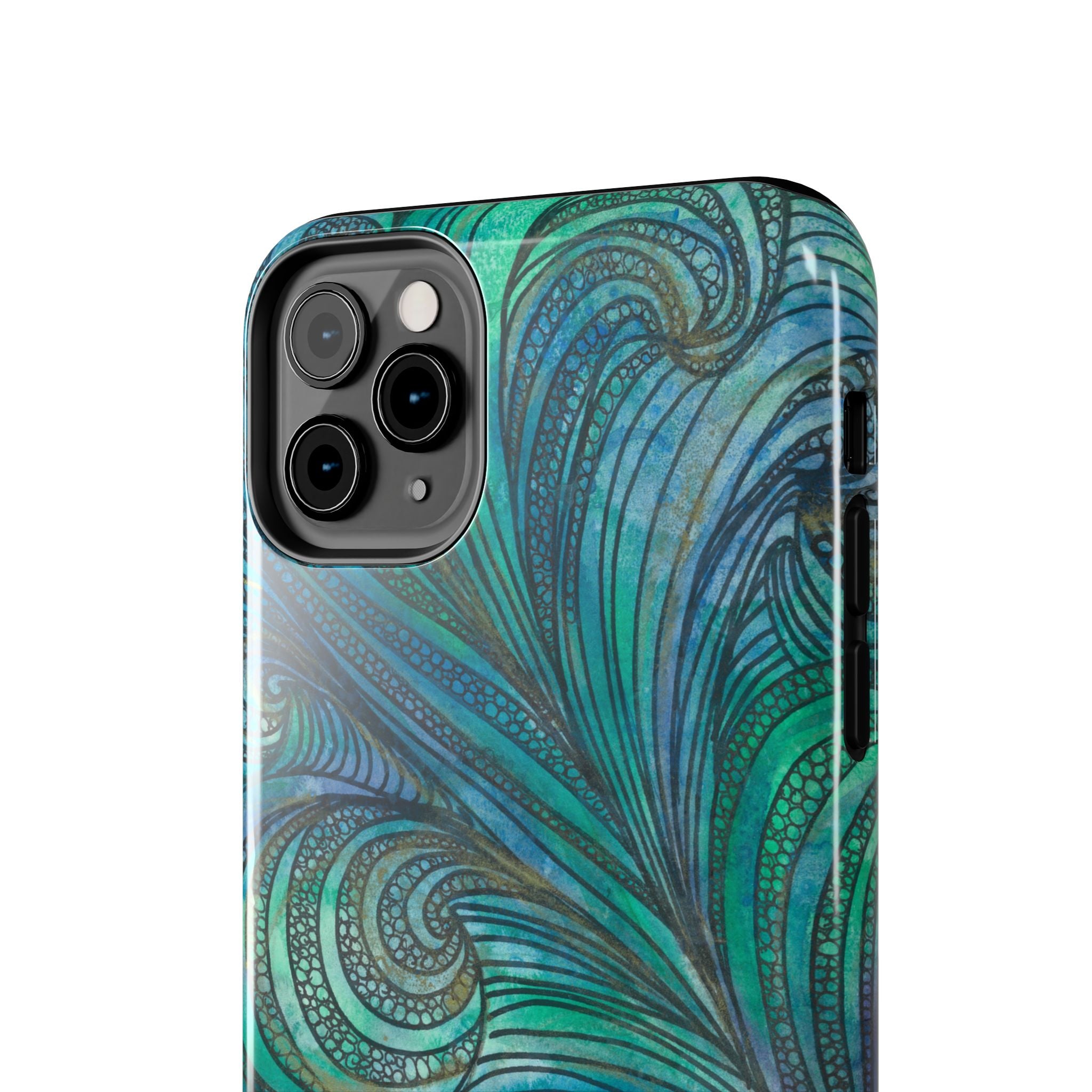 Tough Phone Case - All iPhones and Samsung Galaxys - Exciting Abstract Design #71 Call Of The Sea