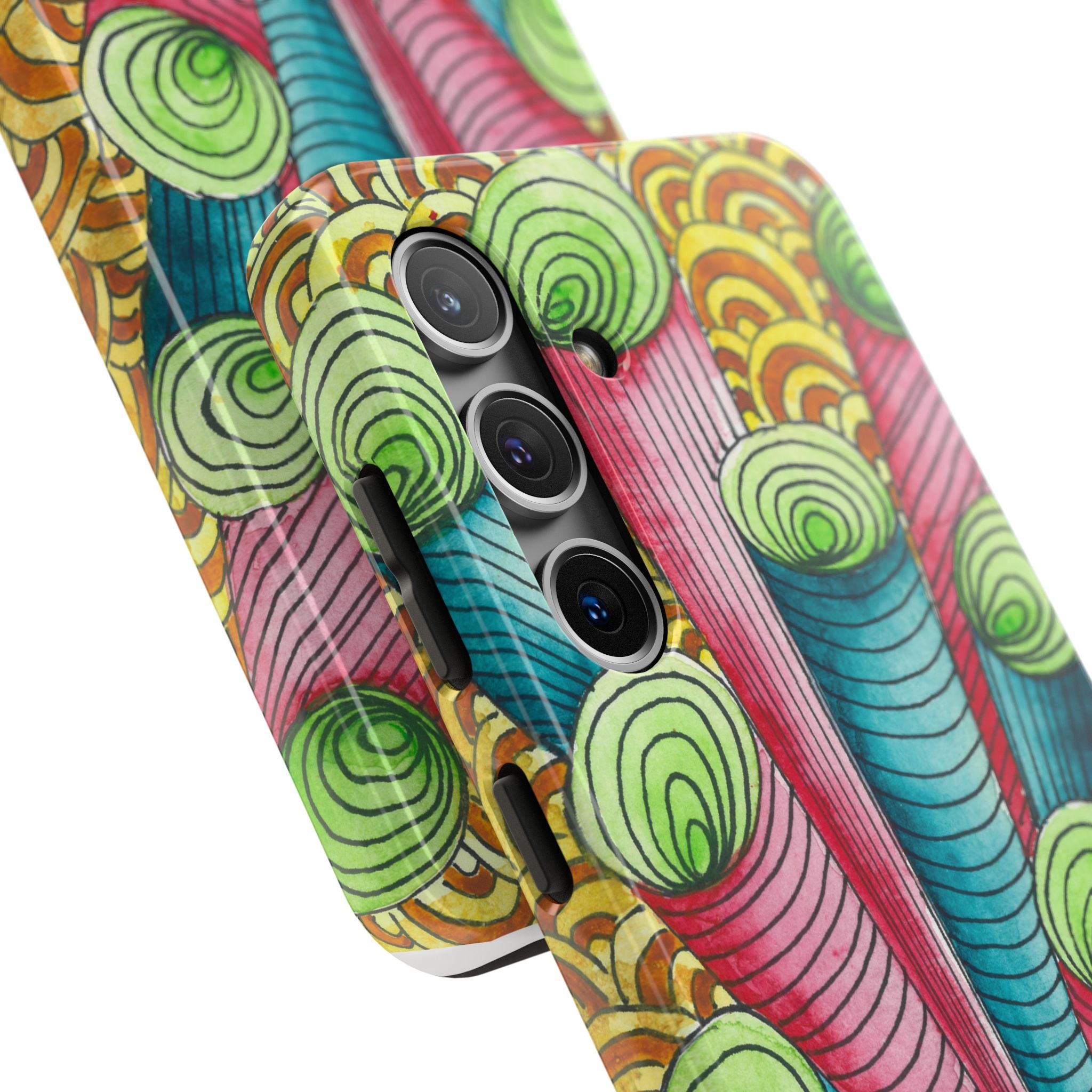 Tough Phone Case - All iPhones and Samsung Galaxys - Exciting Abstract Design #93 On A Mission