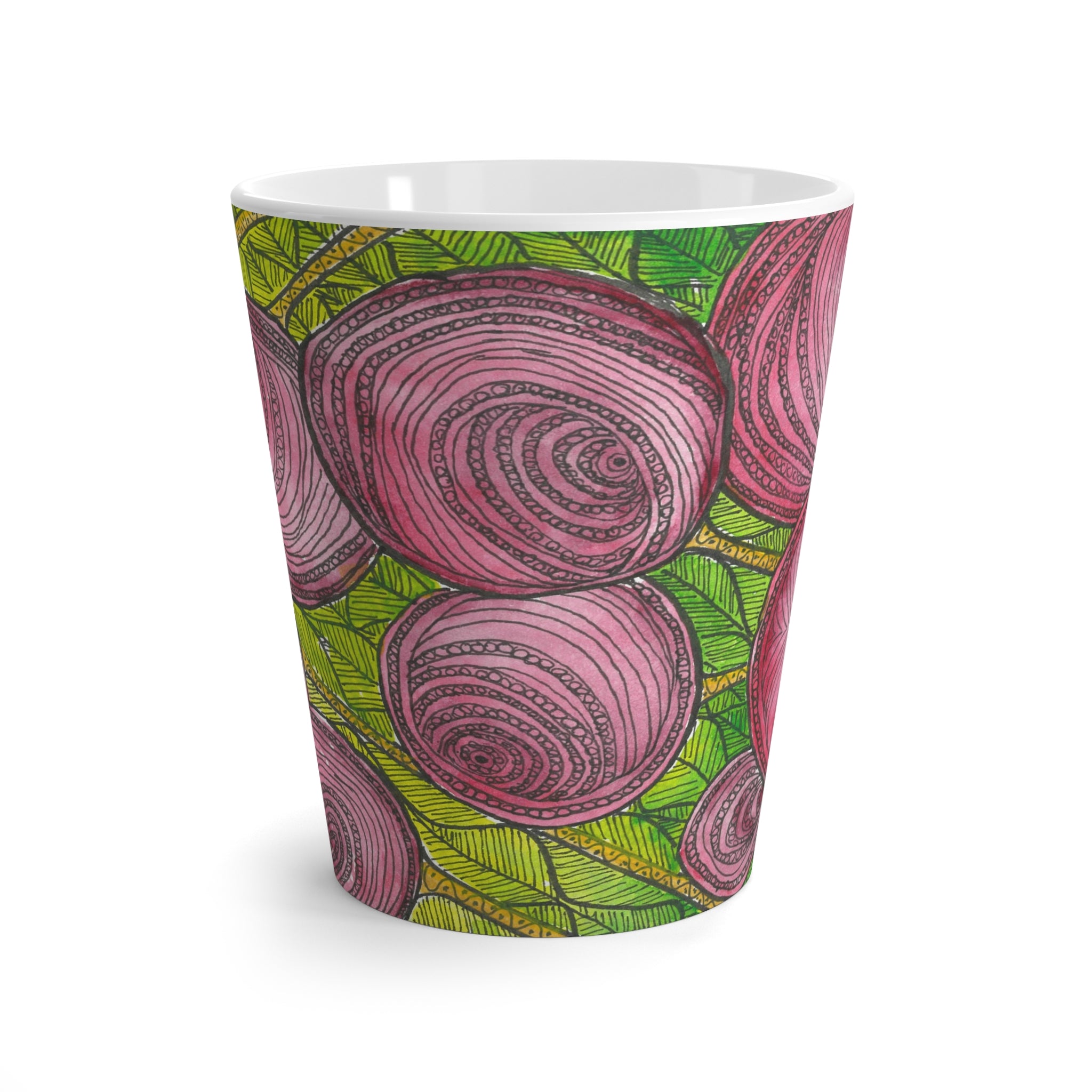 Coffee Mugs and Cups. Colourful Abstract Designs. Perfect for Home, Office or Special Gift #9 Spaced Blossoms