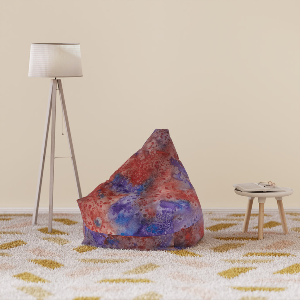 Bean Bag Chair Covers For Indoor & Outdoor - 2 Sizes - Exciting Abstract Design #51 In The Beginning