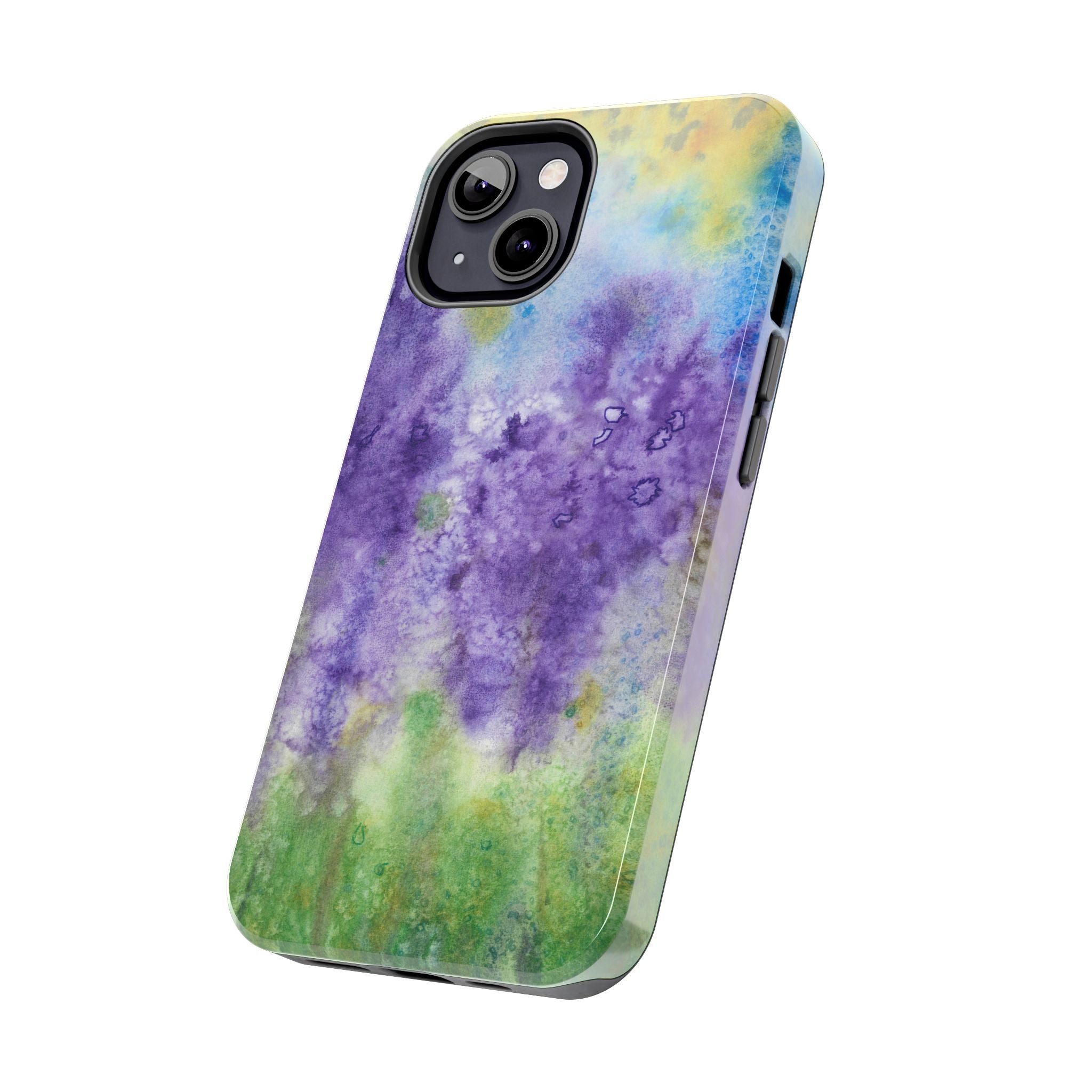 Tough Phone Case - All iPhones and Samsung Galaxys - Exciting Abstract Design #74 Lavender Fields