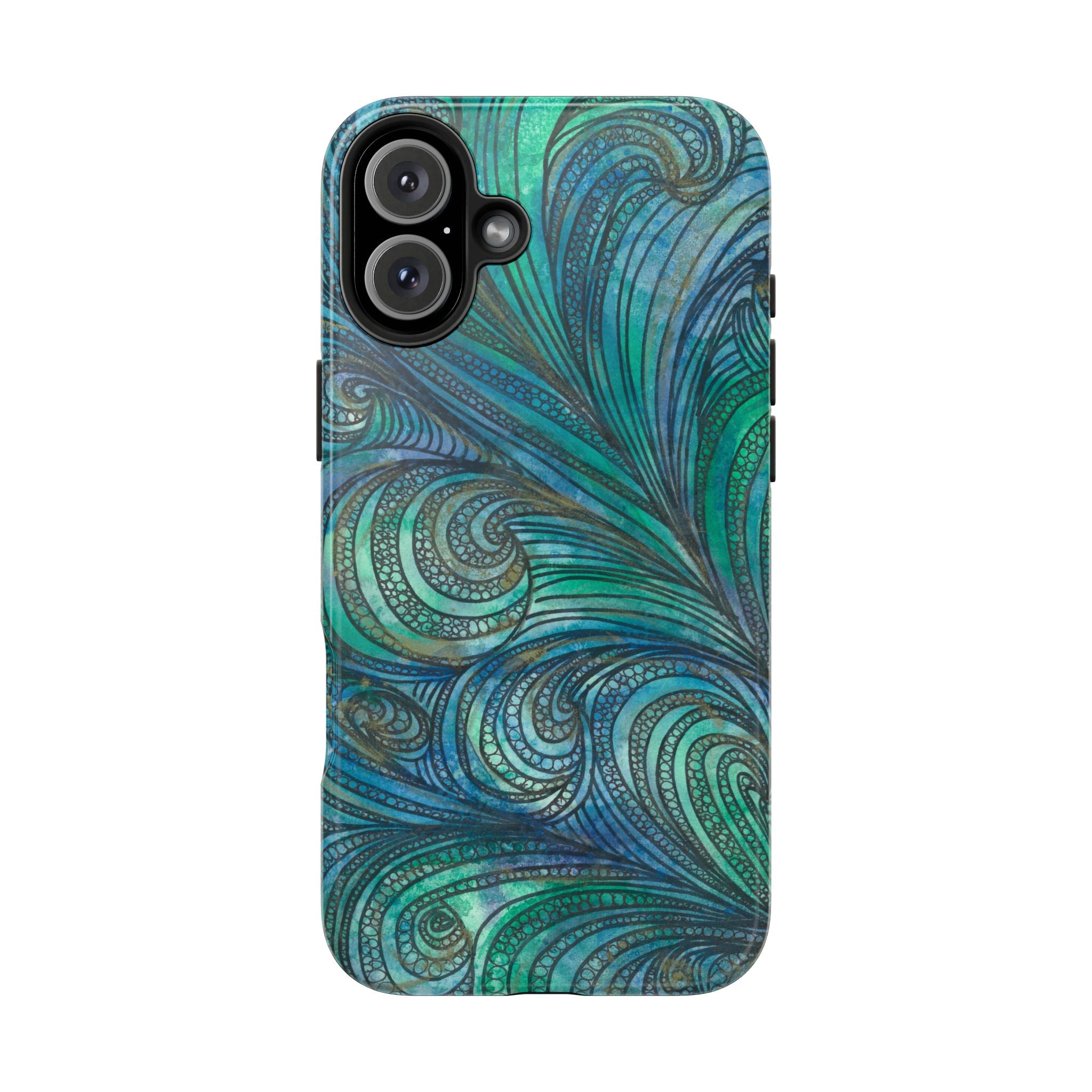 Tough Phone Case - All iPhones and Samsung Galaxys - Exciting Abstract Design #71 Call Of The Sea