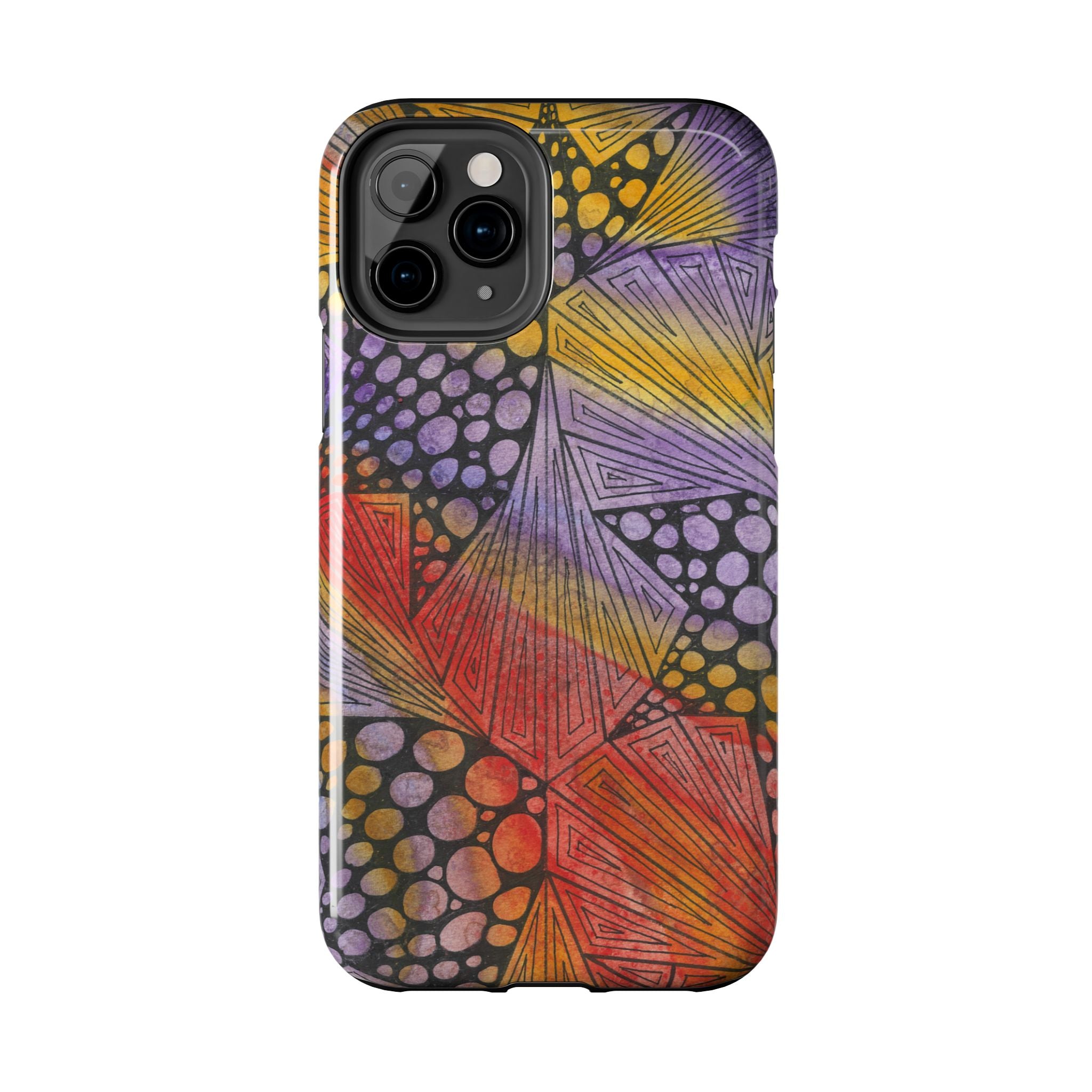 Tough Phone Case - All iPhones and Samsung Galaxys - Exciting Abstract Design #82 Fighting Delusions