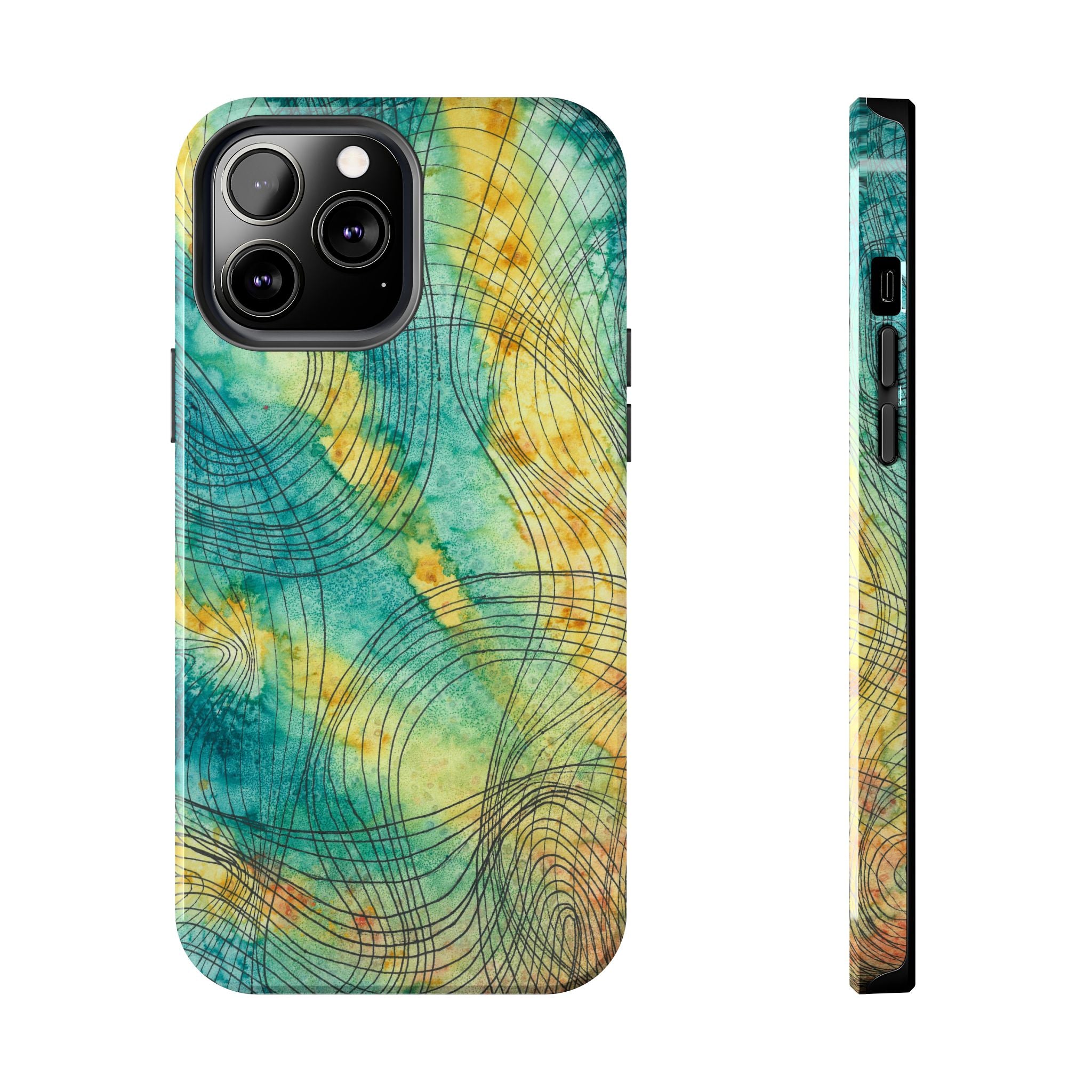 Tough Phone Case - All iPhones and Samsung Galaxys - Exciting Abstract Design #81 The Only Way Is Up