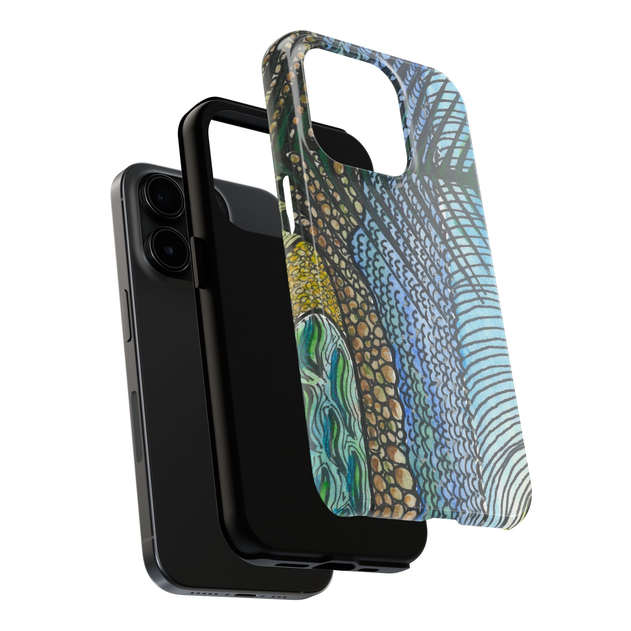Tough Phone Case - All iPhones and Samsung Galaxys - Exciting Abstract Design #47 Cottesloe