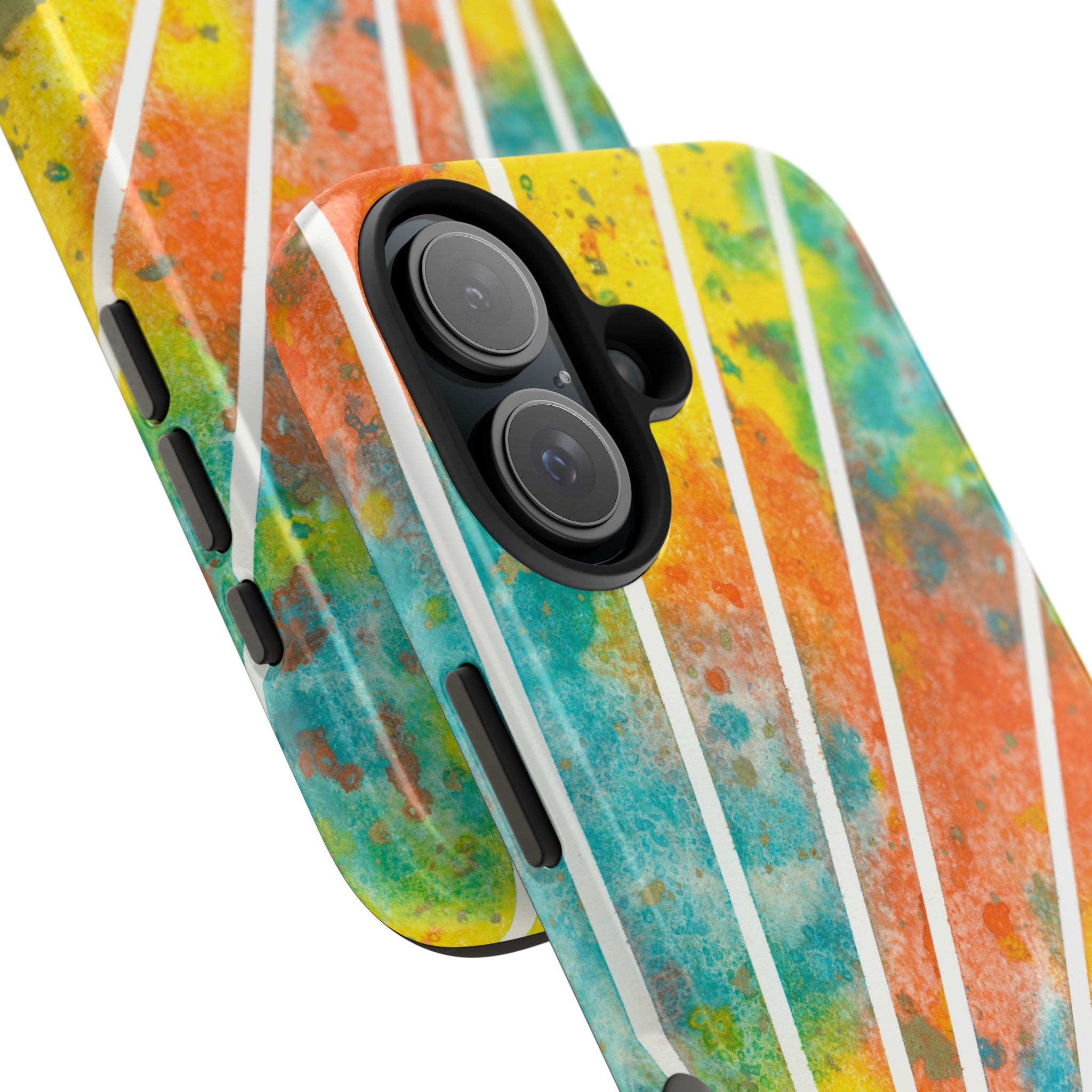 Tough Phone Case - All iPhones and Samsung Galaxys - Exciting Abstract Design #101 Your Energy Radiates
