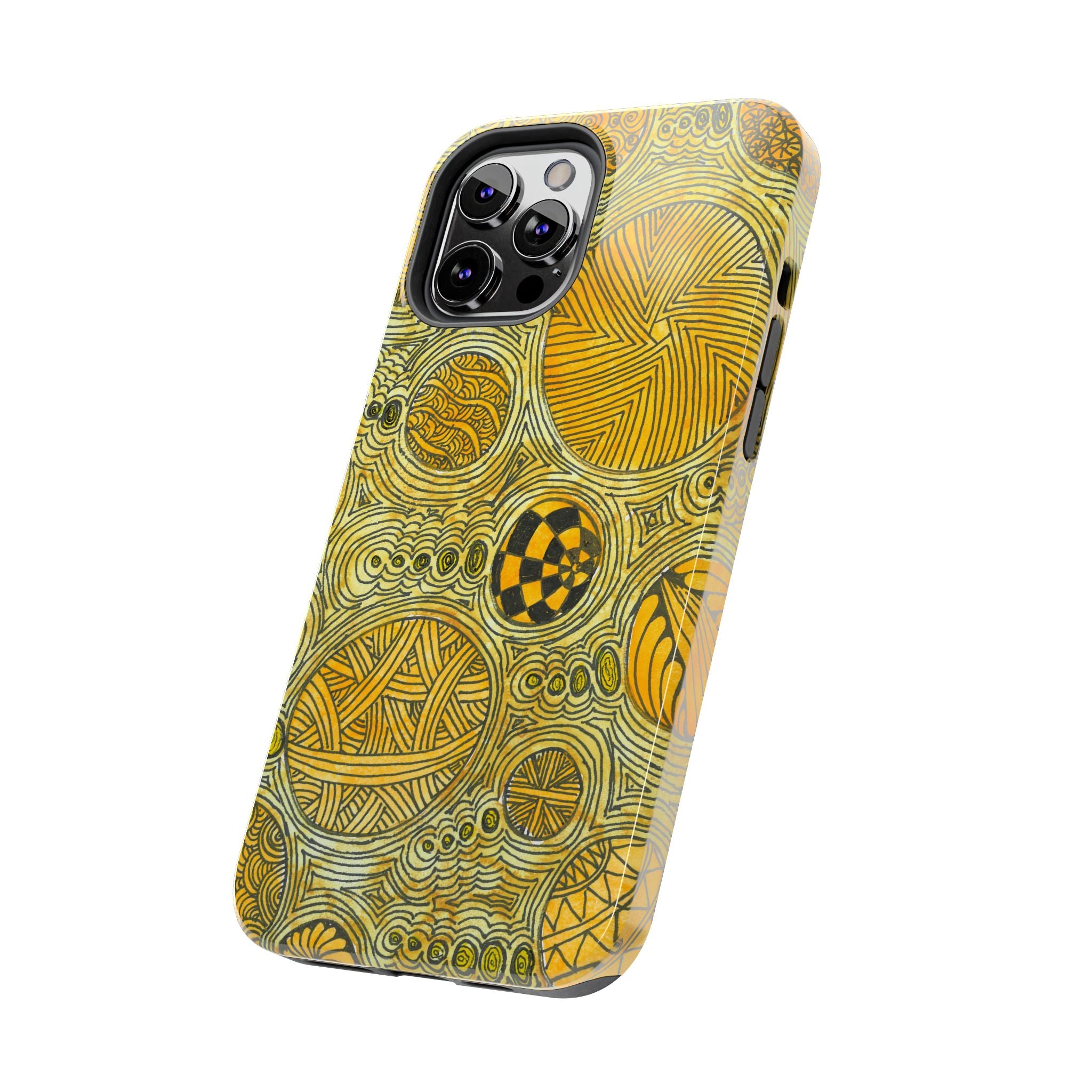 Tough Phone Case - All iPhones and Samsung Galaxys - Exciting Abstract Design #38 The Conversationalist