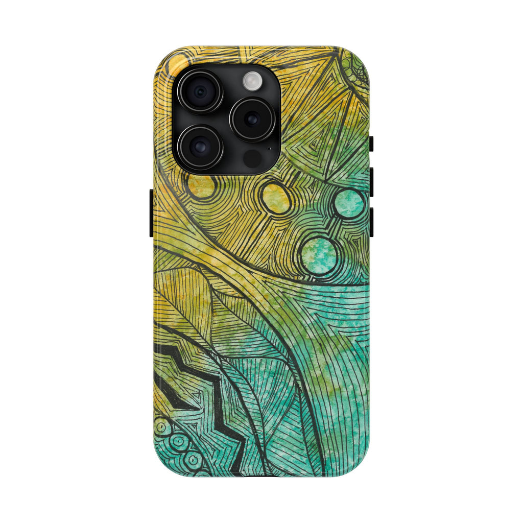 Tough Phone Case - All iPhones and Samsung Galaxys - Exciting Abstract Design #27 Come What May