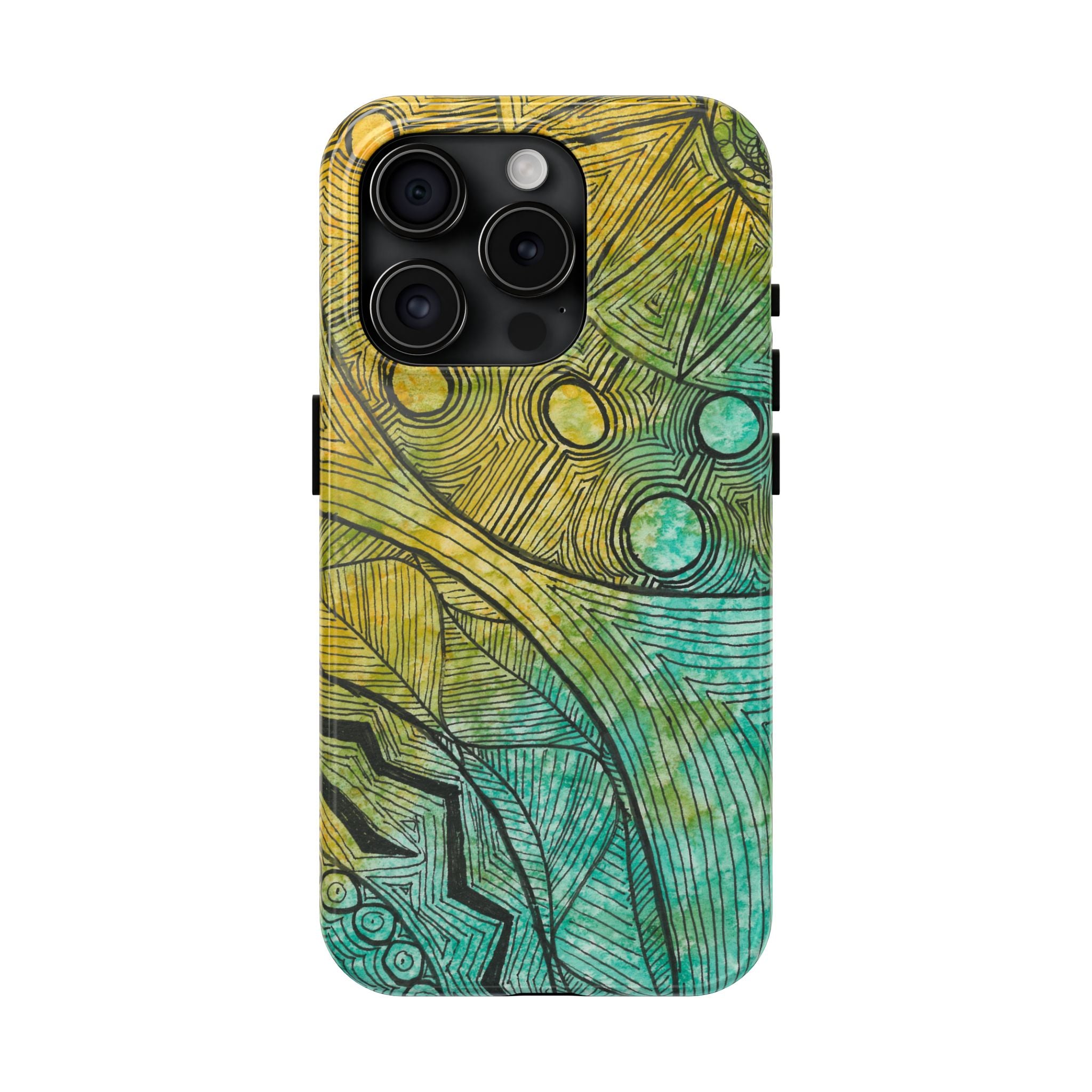Tough Phone Case - All iPhones and Samsung Galaxys - Exciting Abstract Design #27 Come What May