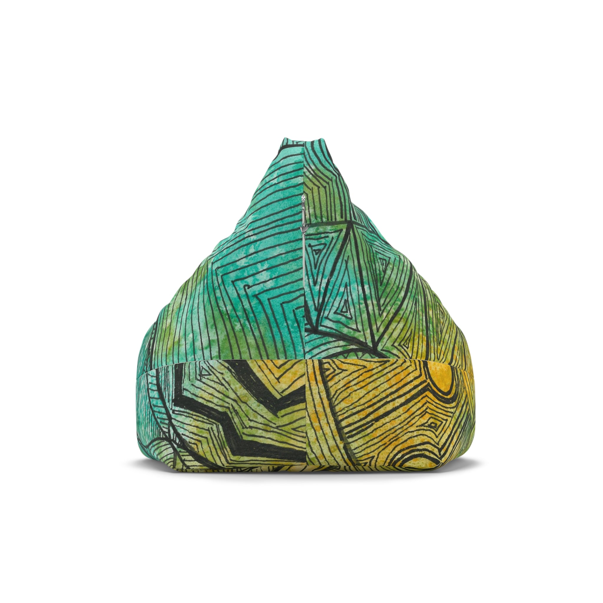 Bean Bag Chair Covers For Indoor & Outdoor - 2 Sizes - Exciting Abstract Design #27 Come What May