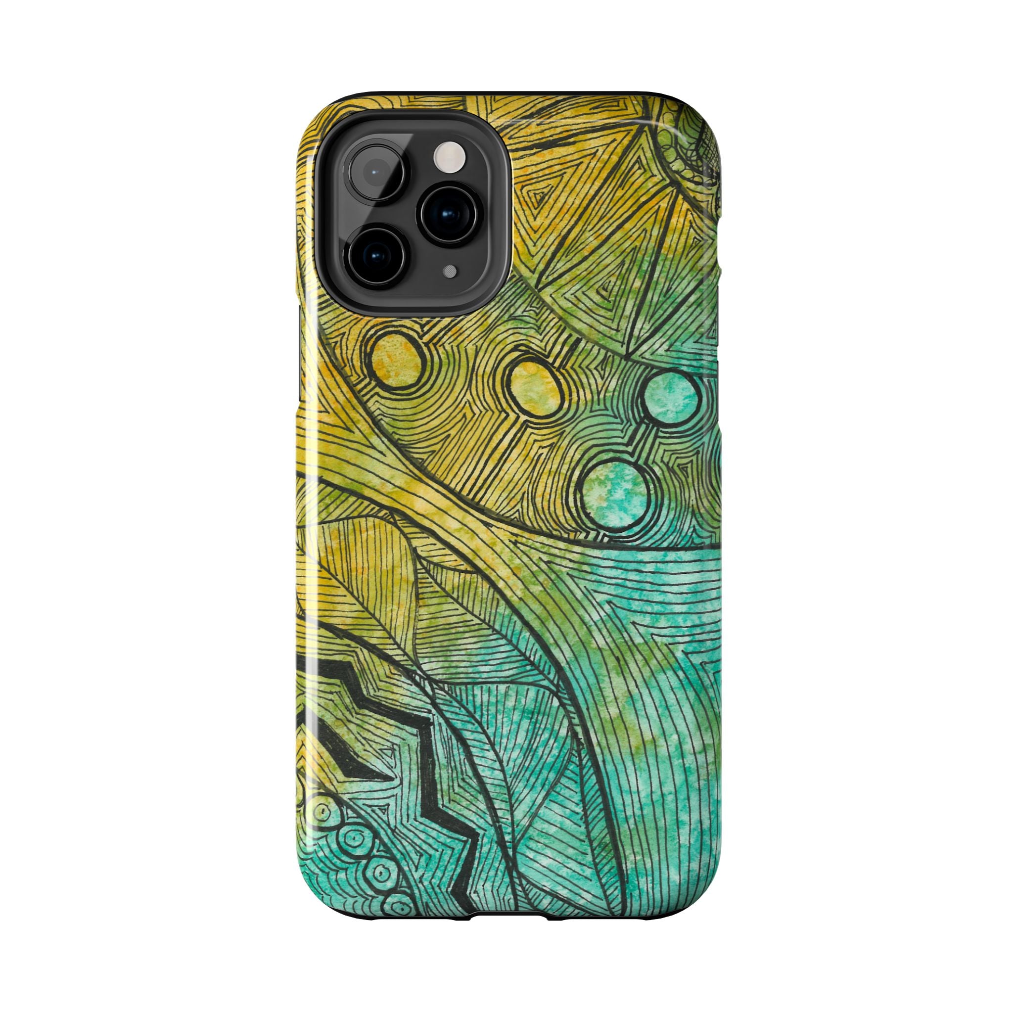 Tough Phone Case - All iPhones and Samsung Galaxys - Exciting Abstract Design #27 Come What May