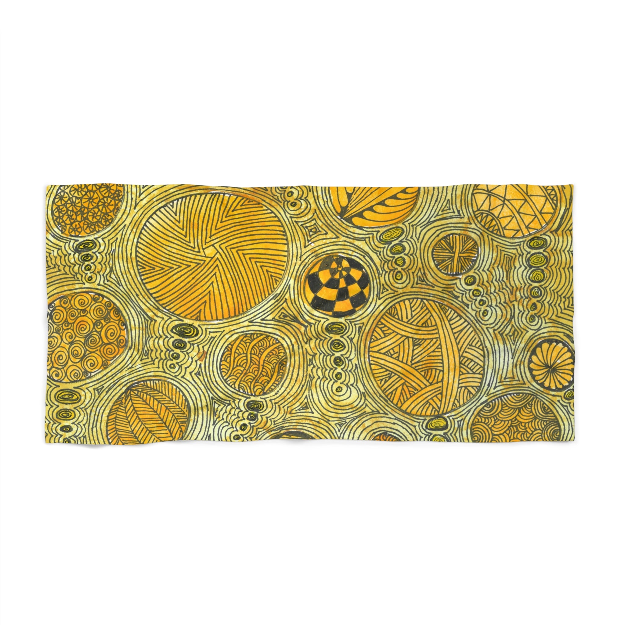Colourful Abstract Beach Towels, Cotton Loop backing for Durability, 2 Sizes.  For Family and friends or a Special Gift #38 The Conversationalist
