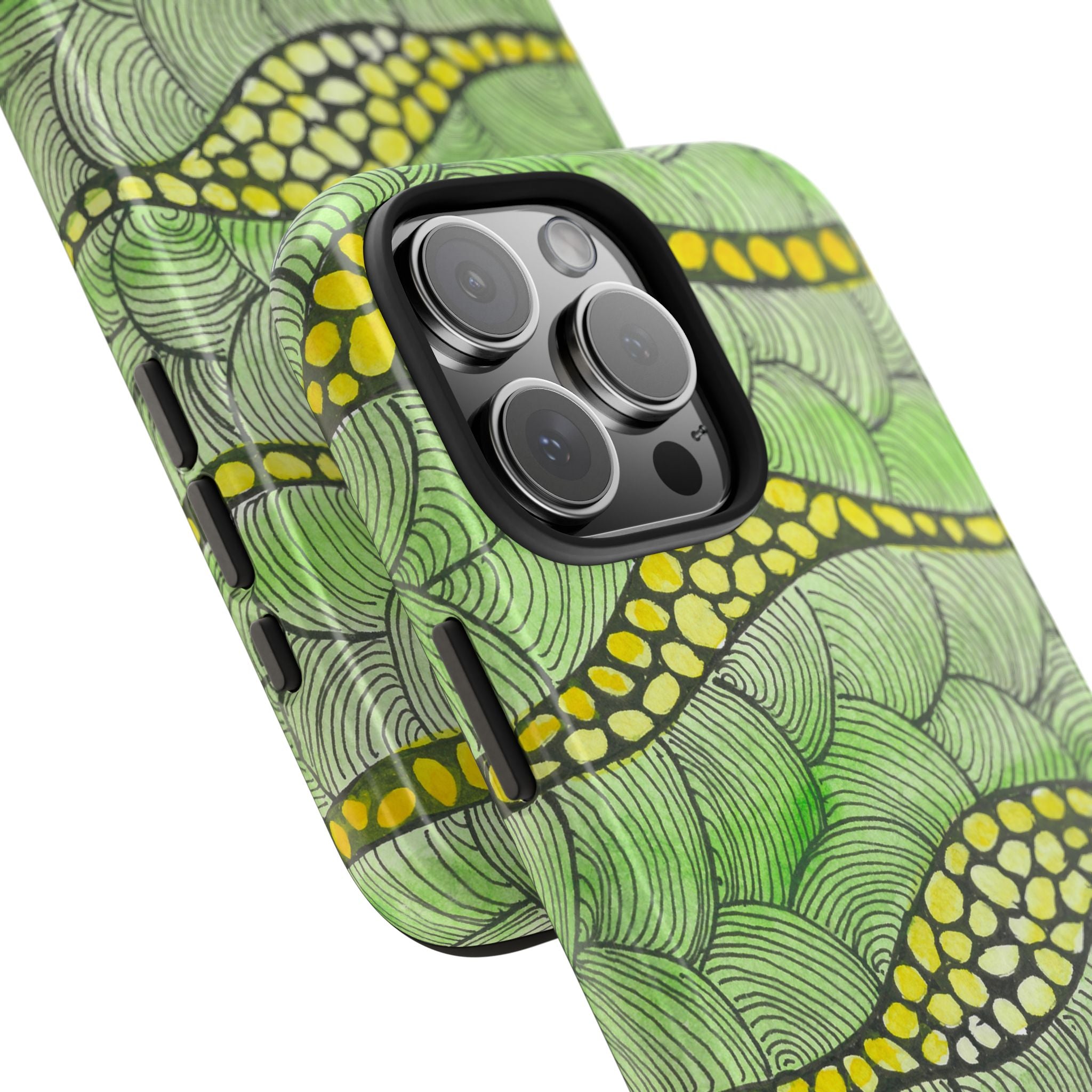 Tough Phone Case - All iPhones and Samsung Galaxys - Exciting Abstract Design #13 Watcha Thinking