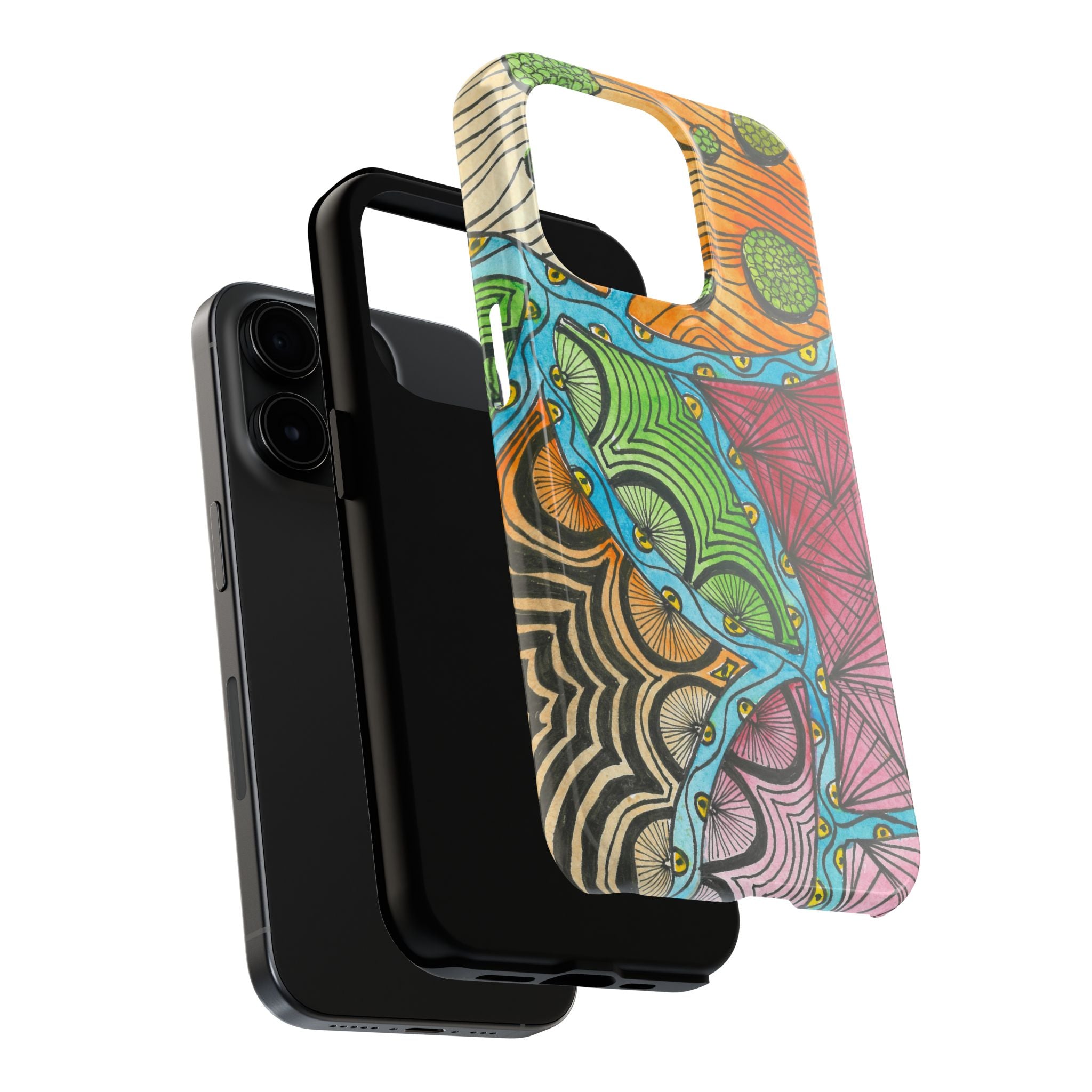Tough Phone Case - All iPhones and Samsung Galaxys - Exciting Abstract Design #11 Today's The Day