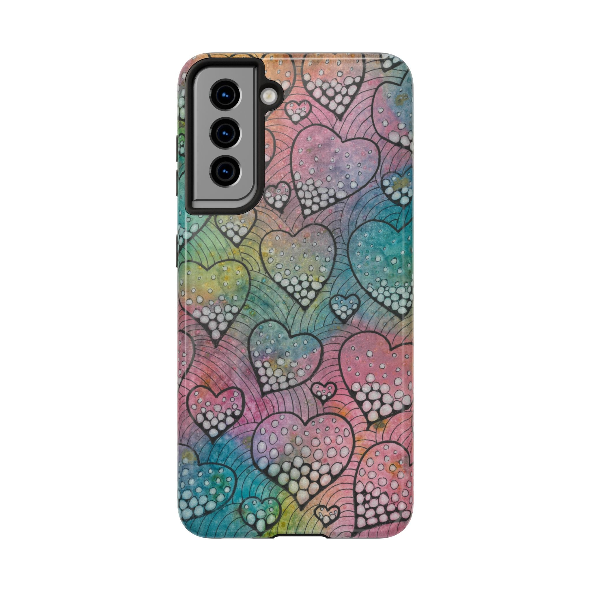 Tough Phone Case - All iPhones and Samsung Galaxys - Exciting Abstract Design #97 What's Love Got To Do With It